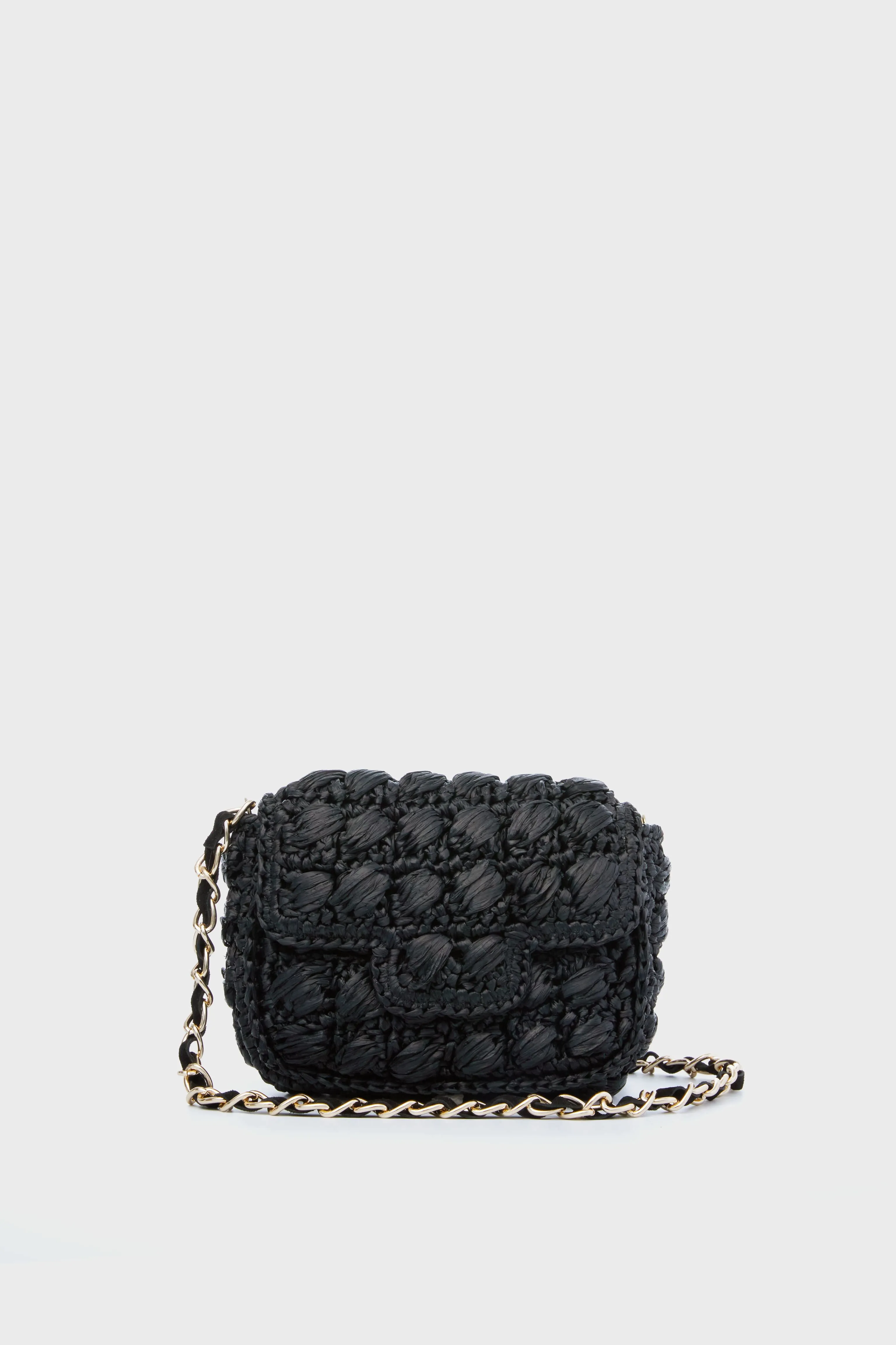 Black Woven Crossbody sold by Tuckernuck