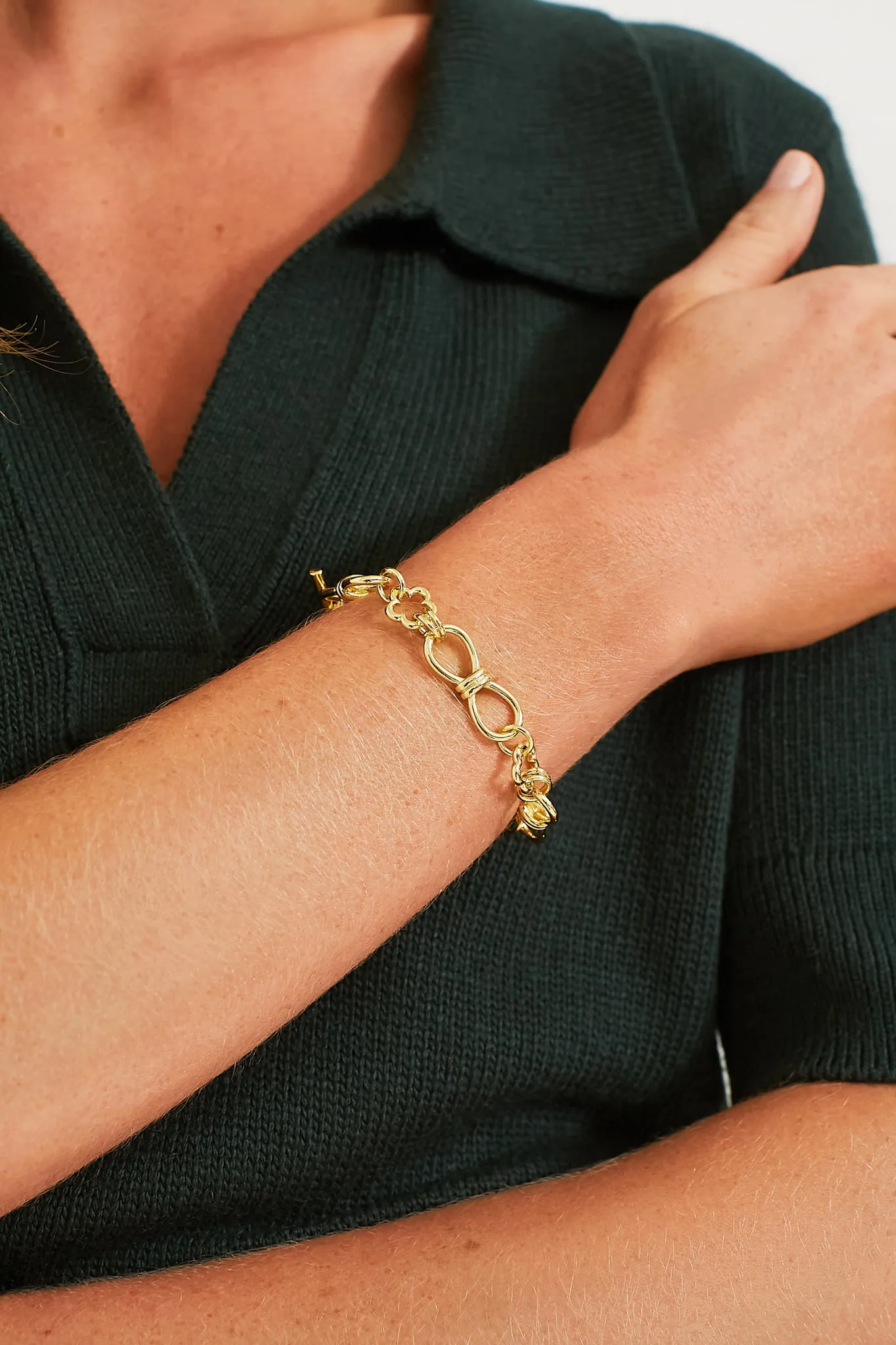 Flower Toggle Bracelet sold by Tuckernuck product image thumbnail 2