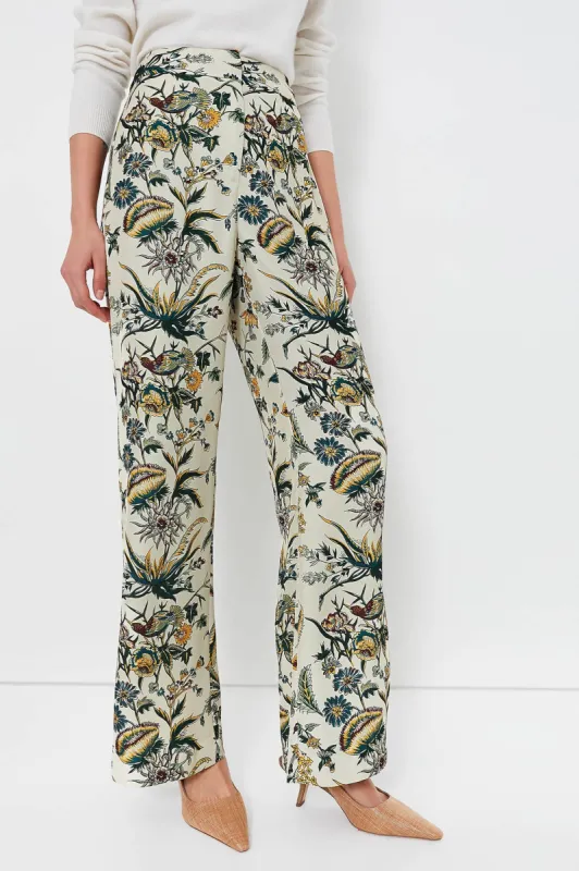 Sharp Floral Erin Pants made by Tuckernuck
