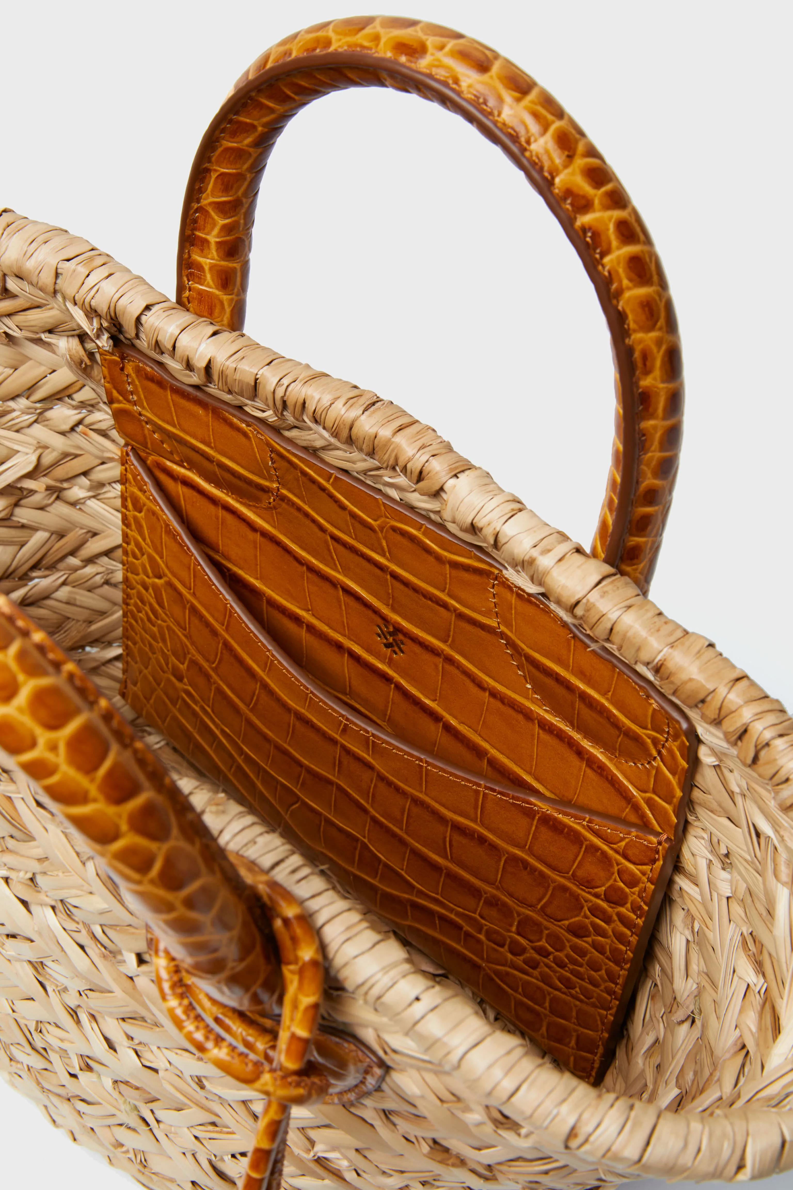 Cognac Petite Beach and Town Tote sold by Tuckernuck product image thumbnail 4