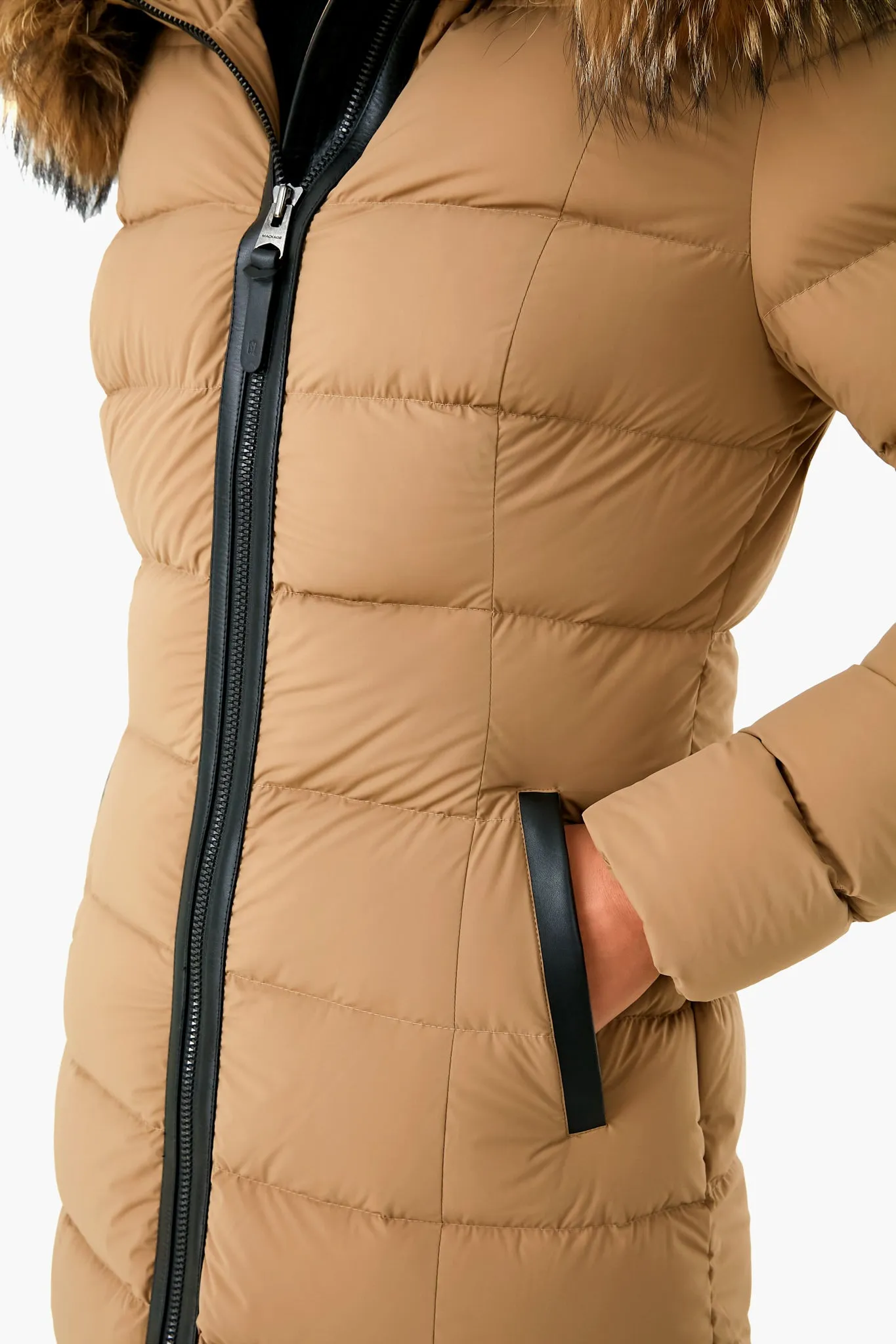 Dark Camel Calla Down Coat sold by Tuckernuck product image thumbnail 5