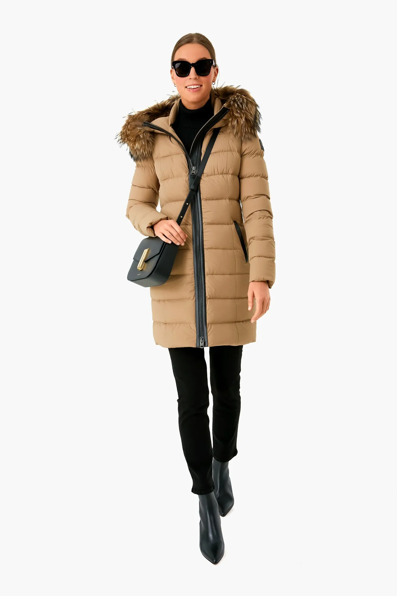 Dark Camel Calla Down Coat sold by Tuckernuck product image thumbnail 2