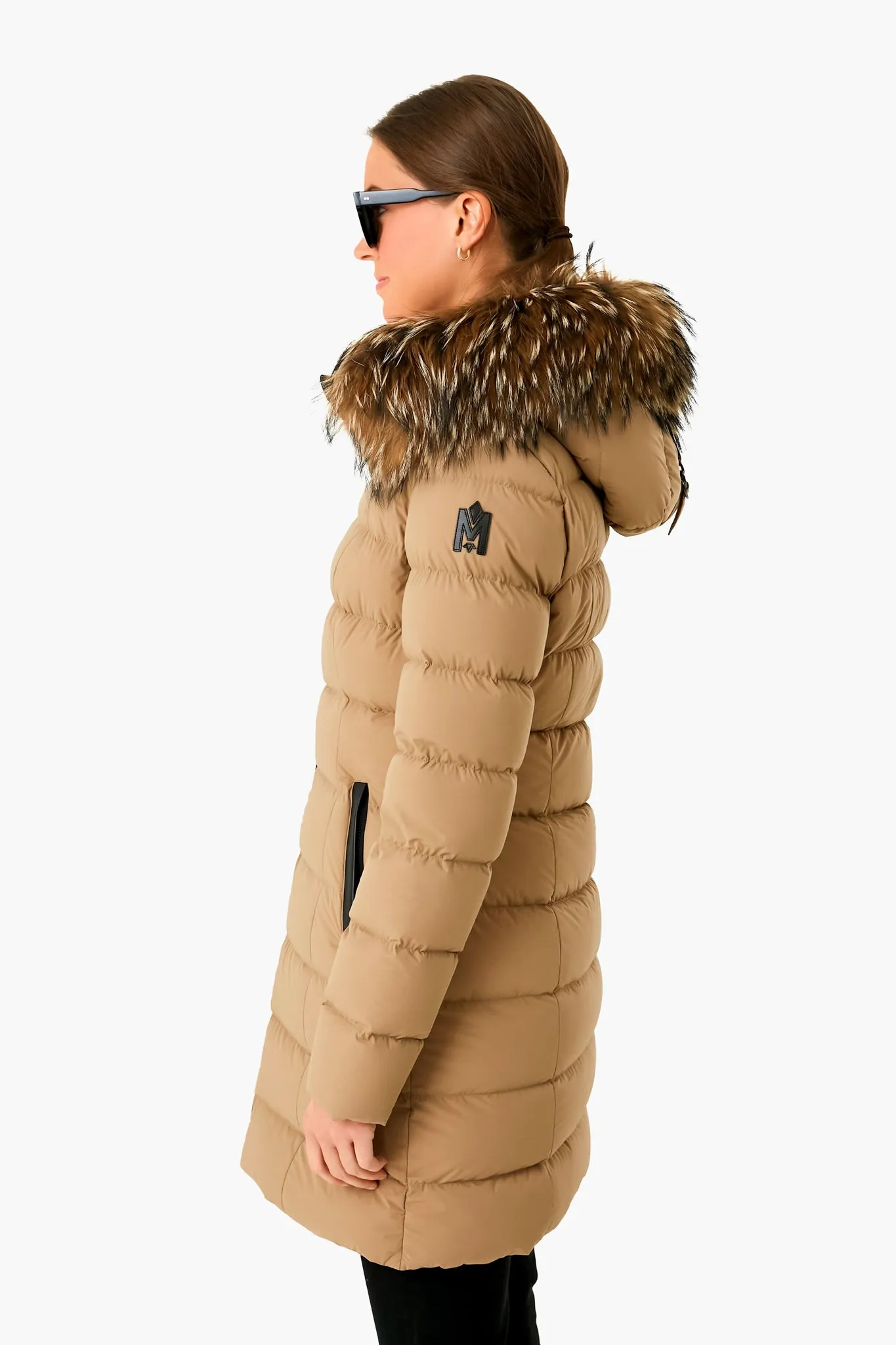 Dark Camel Calla Down Coat sold by Tuckernuck product image thumbnail 3