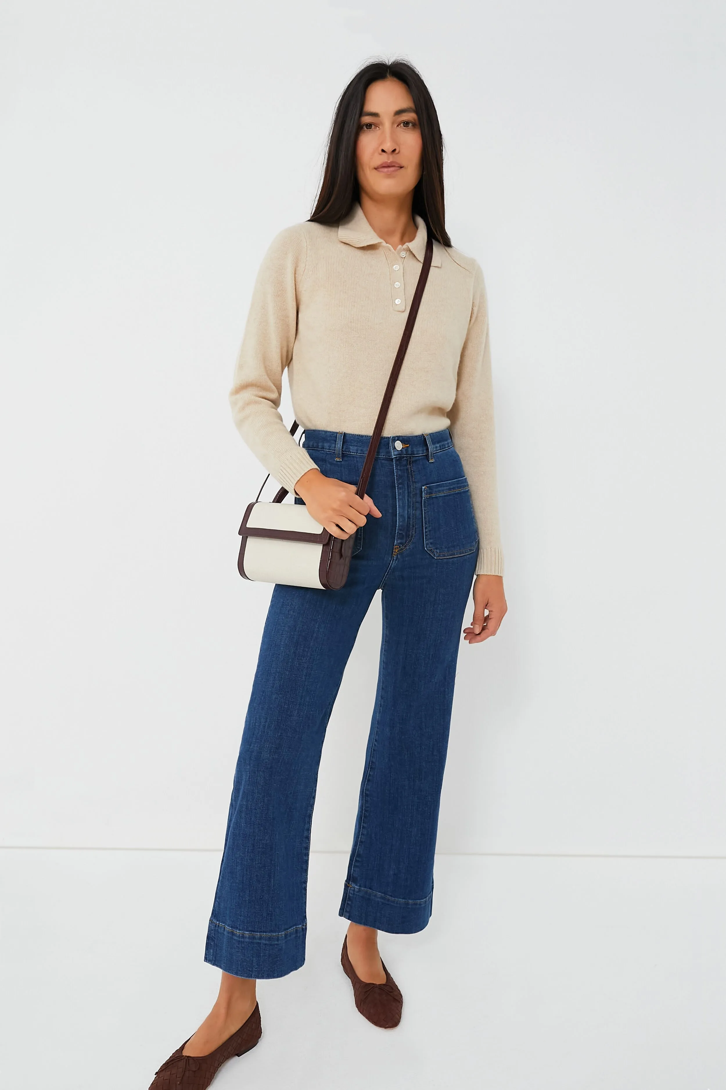 Exclusive Chocolate Croc and Canvas Crossbody sold by Tuckernuck product image thumbnail 3