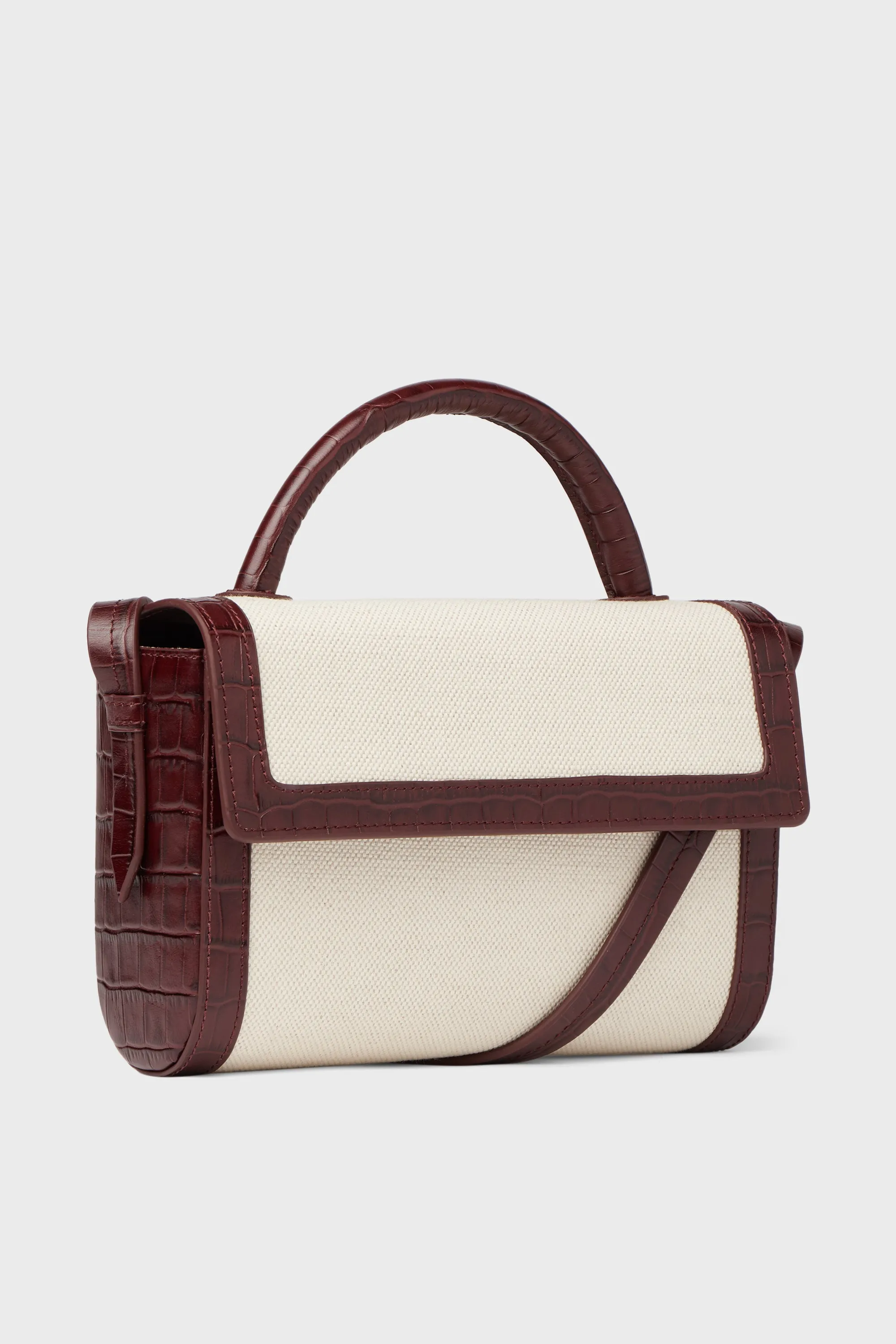 Exclusive Chocolate Croc and Canvas Crossbody sold by Tuckernuck product image thumbnail 5