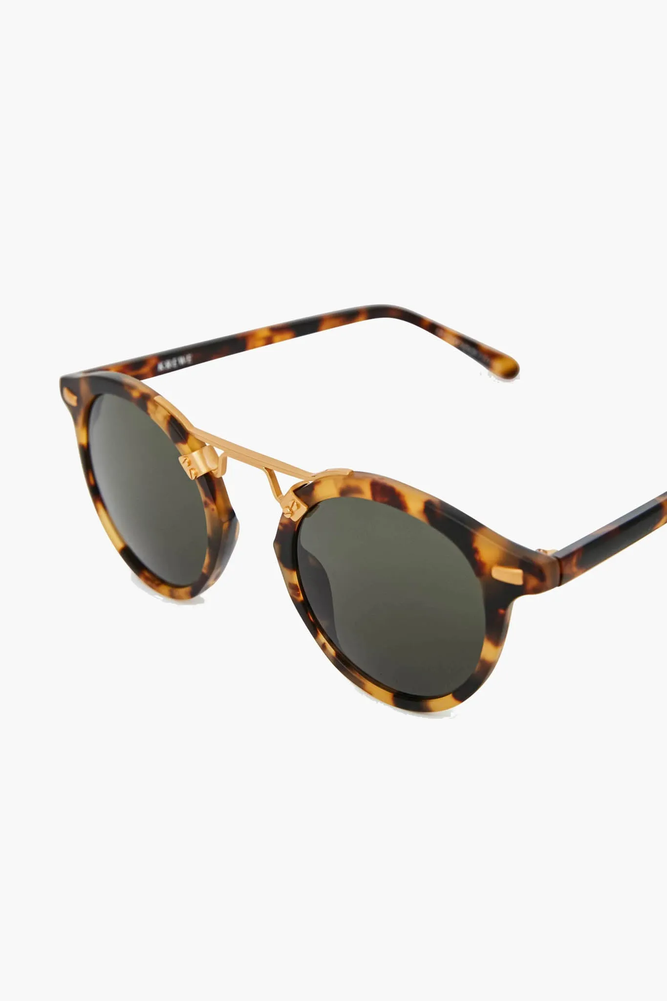Matte Tokyo Tortoise Polarized 24K St Louis Sunglasses sold by Tuckernuck product image thumbnail 4