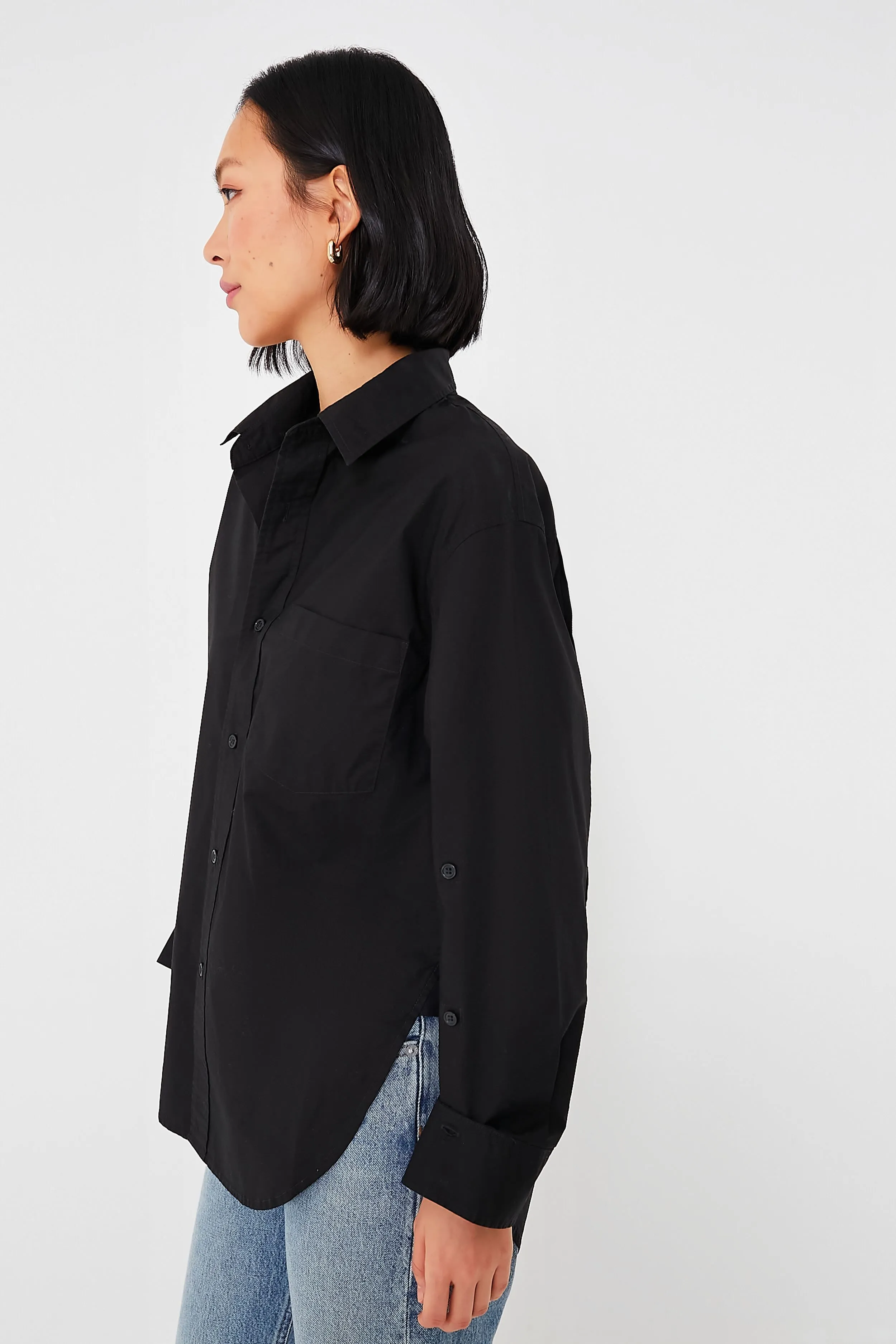 Black Kayla Shirt sold by Tuckernuck product image thumbnail 3