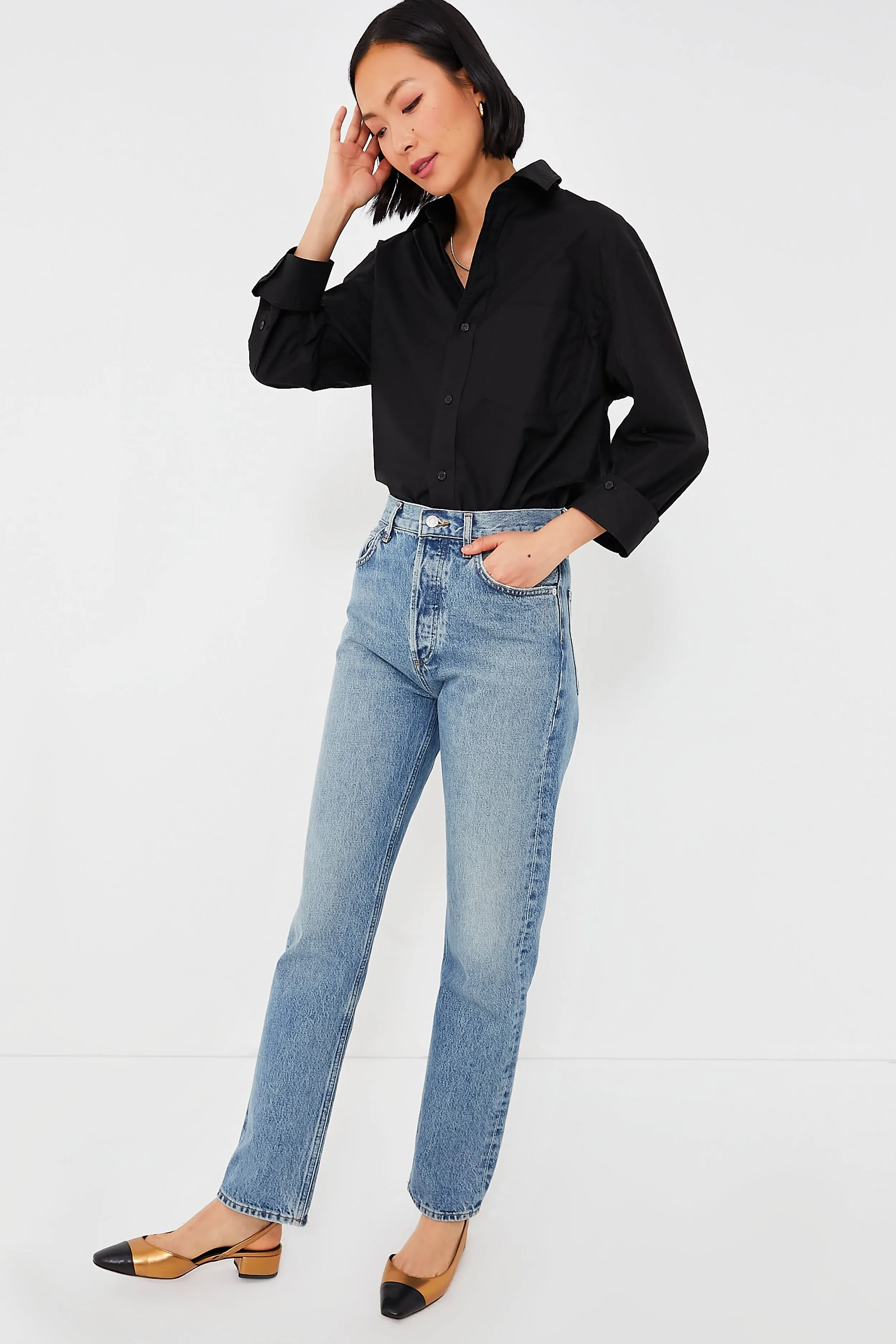 Black Kayla Shirt sold by Tuckernuck product image thumbnail 2