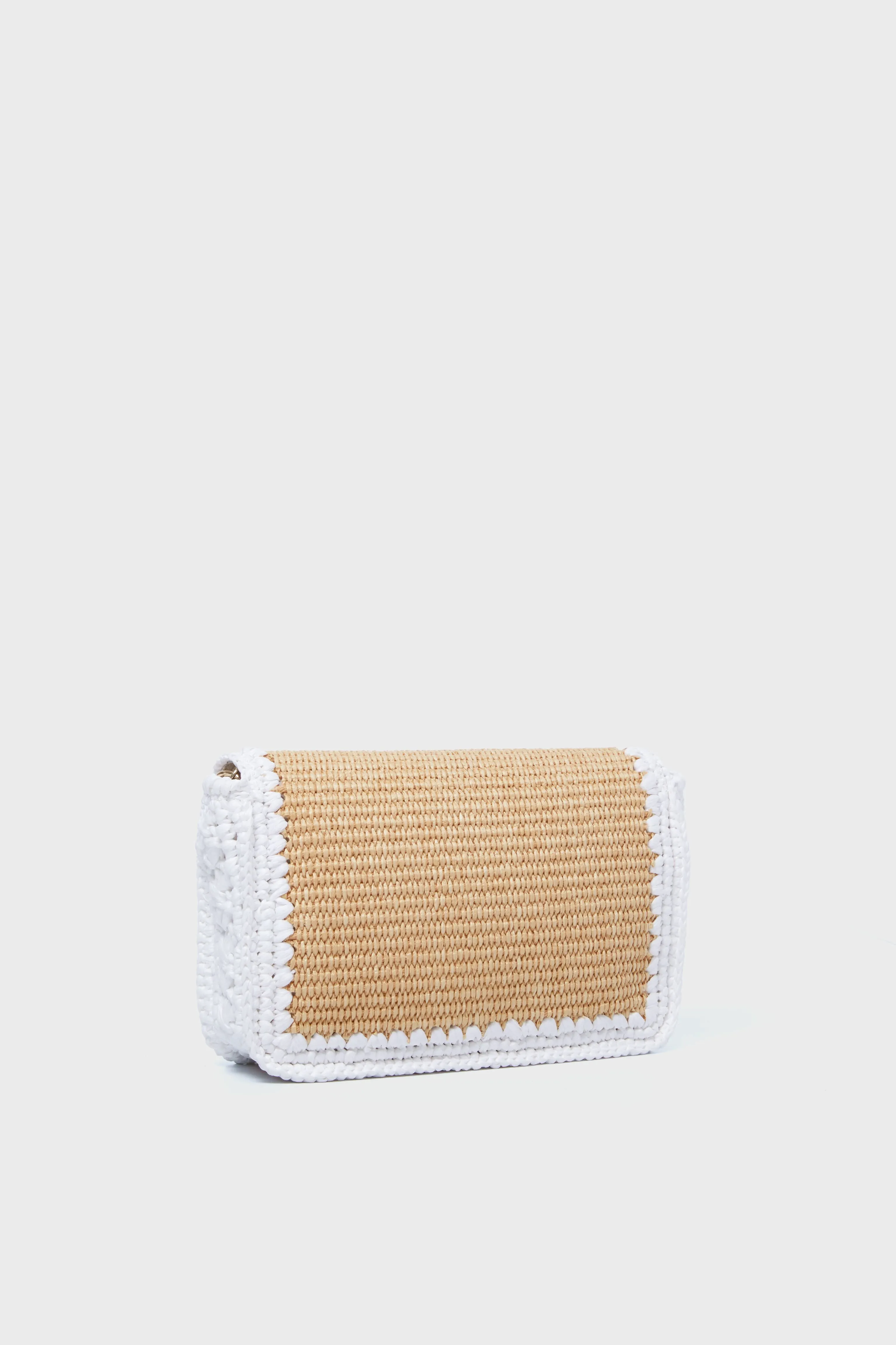 Natural and White Woven Crossbody sold by Tuckernuck product image thumbnail 5
