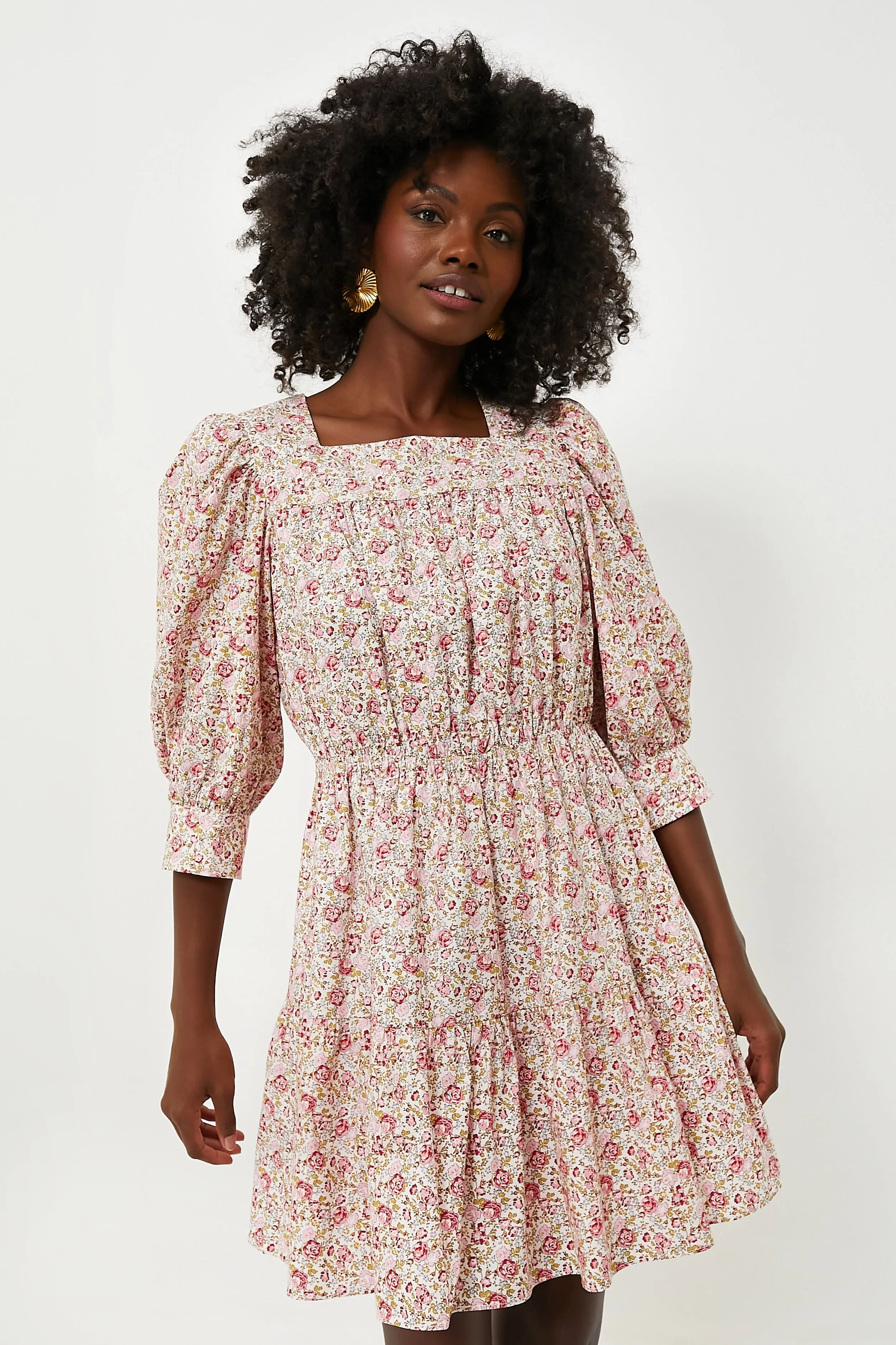 Pink and Red Floral Maddie Mini Dress sold by Tuckernuck product image thumbnail 2