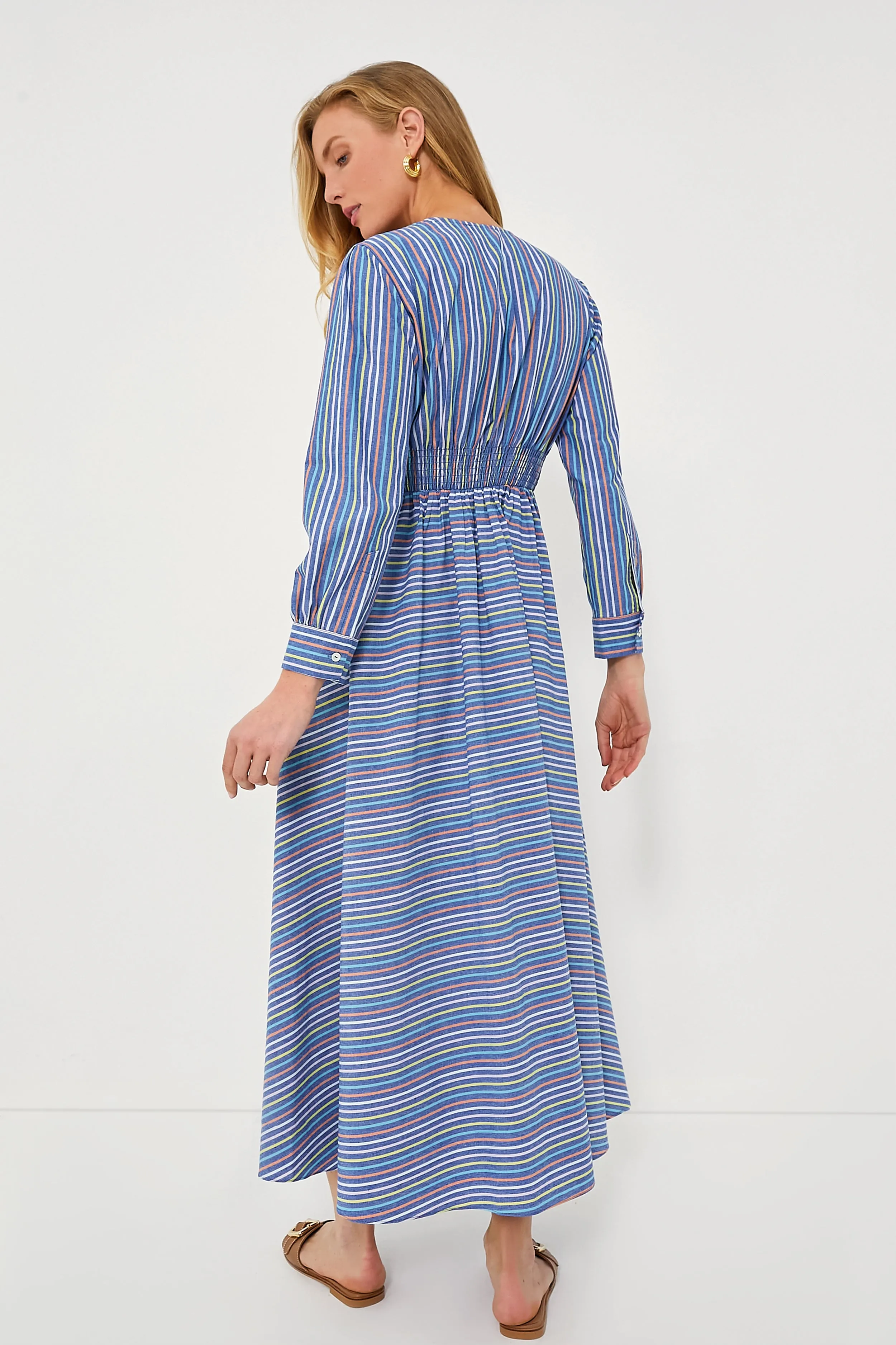 Provence Stripe Mila Dress sold by Tuckernuck product image thumbnail 4