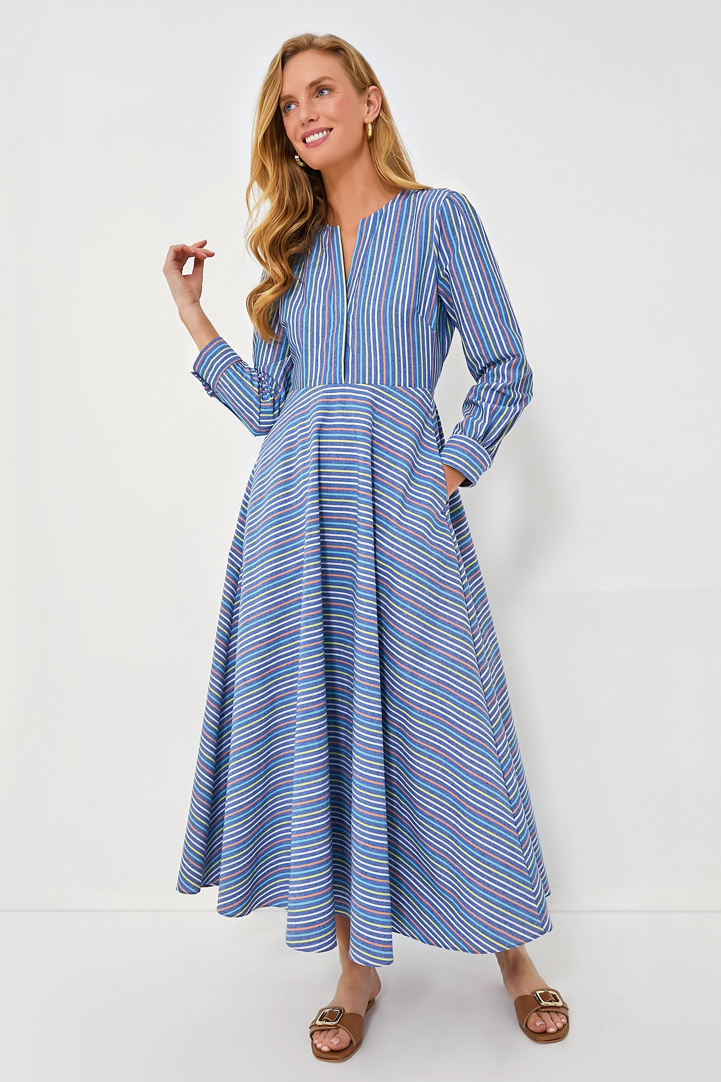 Provence Stripe Mila Dress sold by Tuckernuck