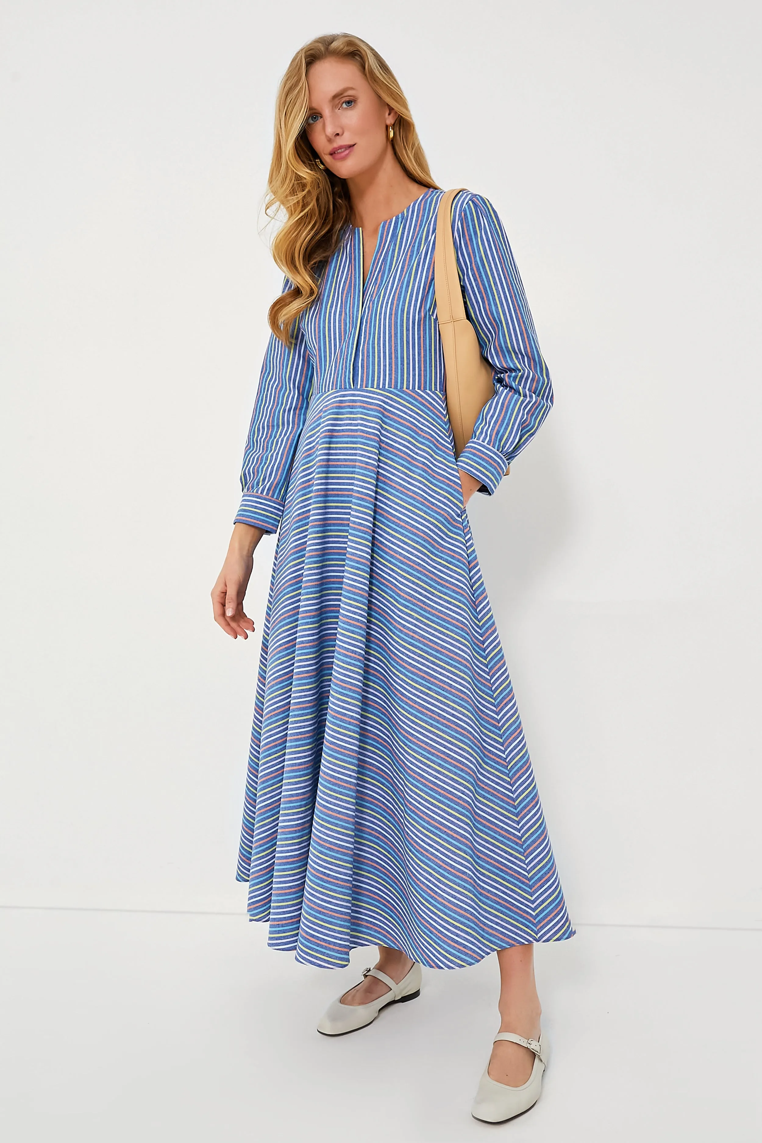 Provence Stripe Mila Dress sold by Tuckernuck product image thumbnail 2