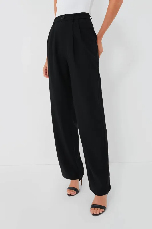 Black Twill Carrie Pant sold by Tuckernuck