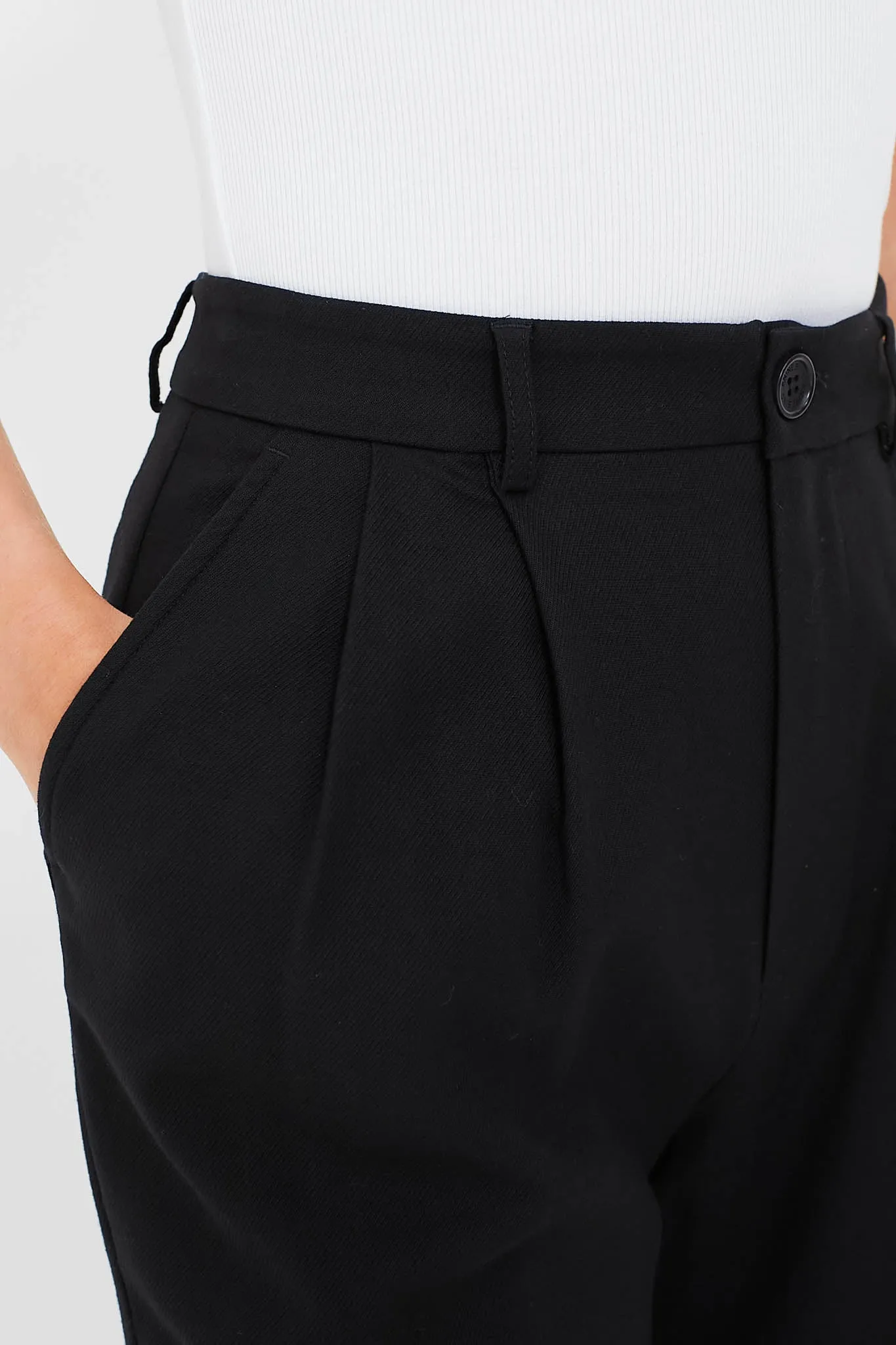 Black Twill Carrie Pant sold by Tuckernuck product image thumbnail 5