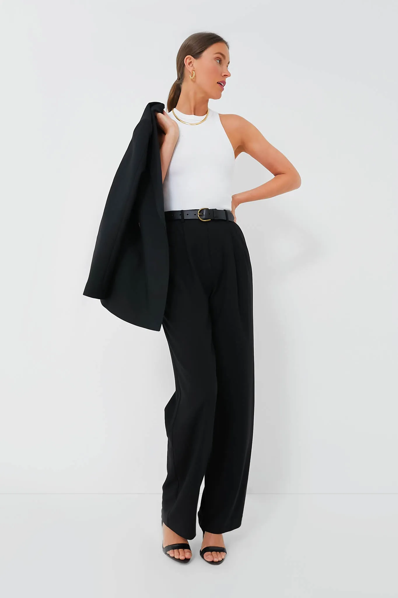 Black Twill Carrie Pant sold by Tuckernuck product image thumbnail 2