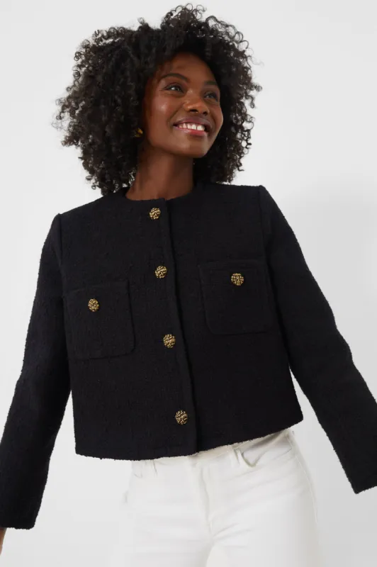 Black Meredith Jacket sold by Tuckernuck