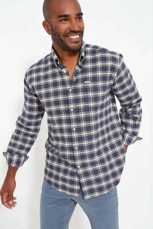Navy Snowcap Tailored Shirt sold by Tuckernuck