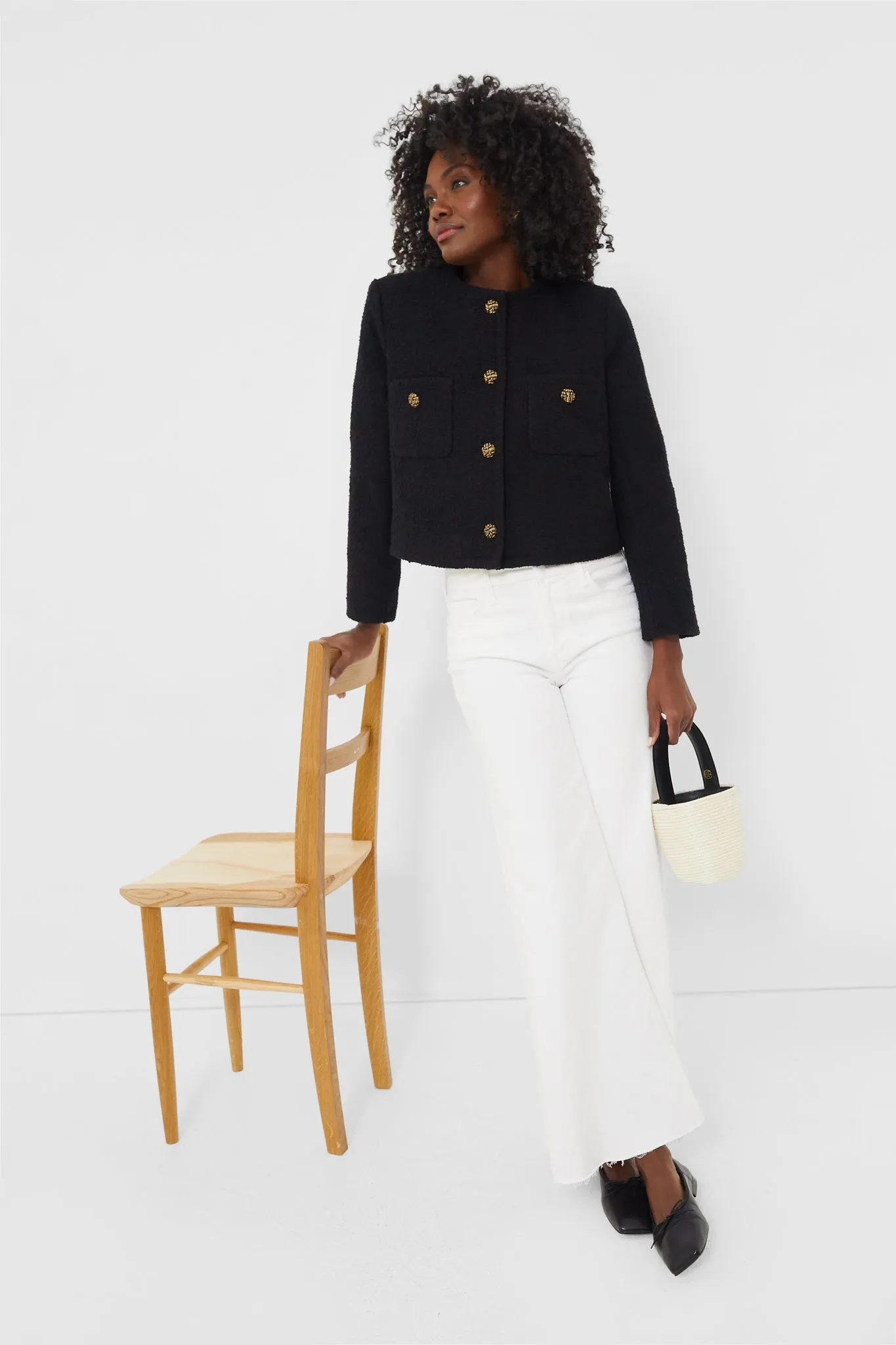 Black Meredith Jacket sold by Tuckernuck product image thumbnail 2