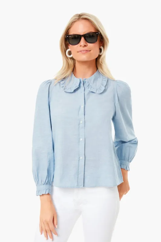 Light Chambray Hemmingway Top sold by Tuckernuck