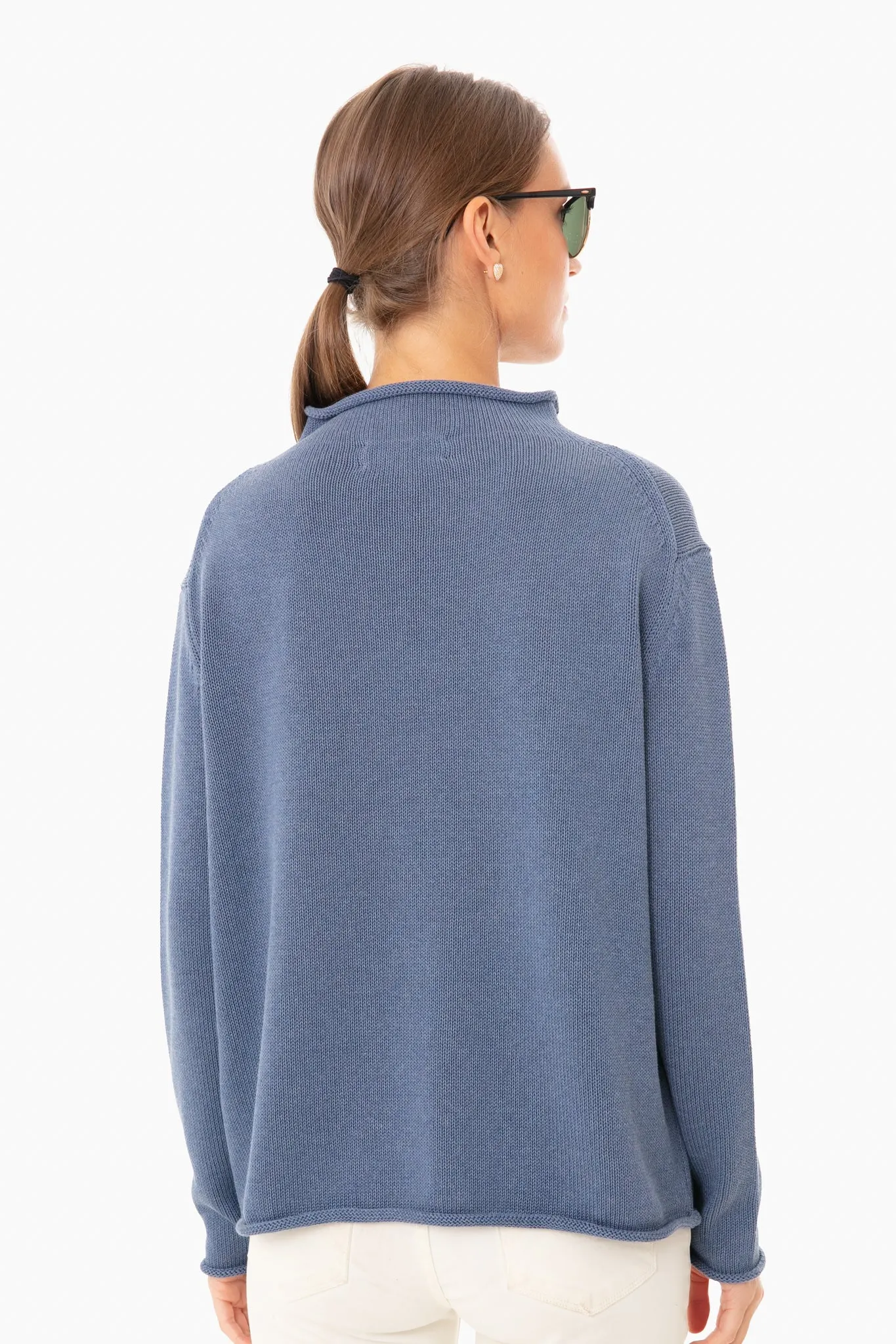Denim Blue Americana Sweater sold by Tuckernuck product image thumbnail 4