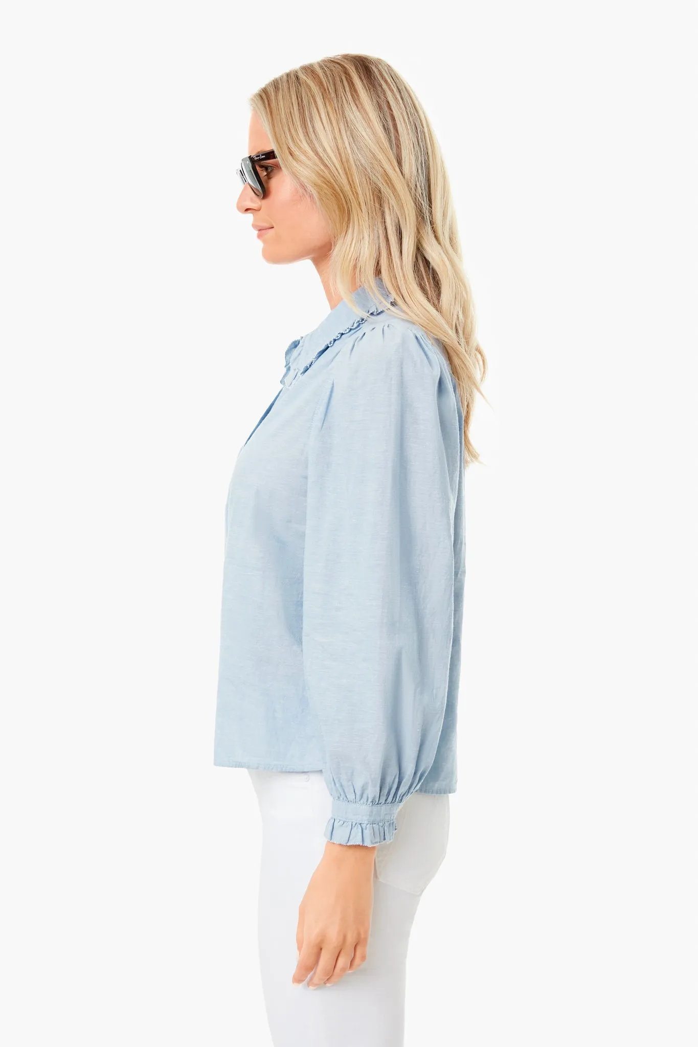 Light Chambray Hemmingway Top sold by Tuckernuck product image thumbnail 3