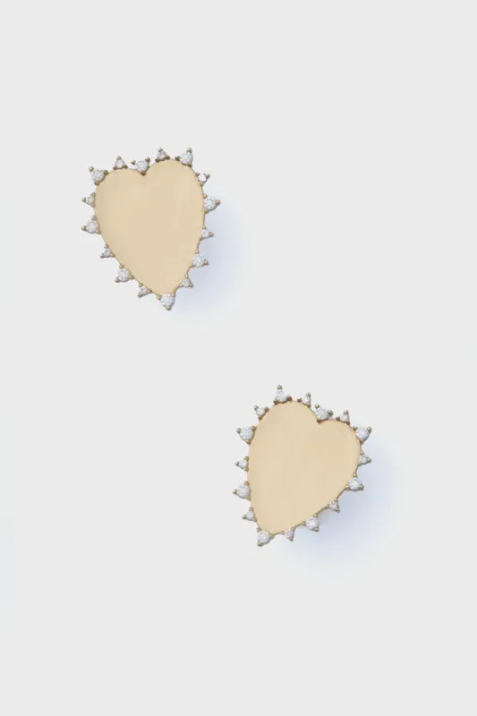 Gold Everlasting Love Studs sold by Tuckernuck