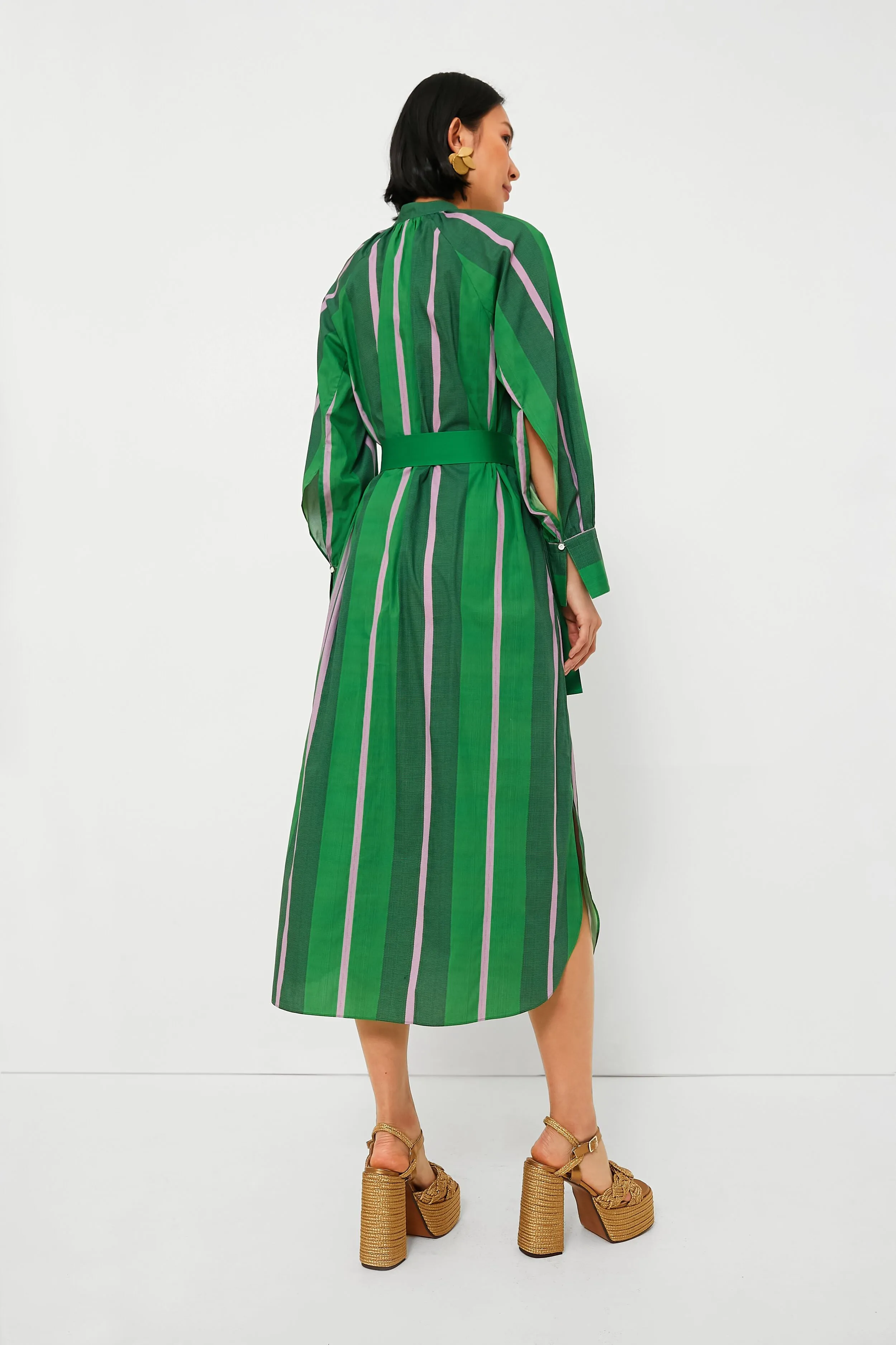 Jewel Green Calypso Shirt Dress sold by Tuckernuck product image thumbnail 4
