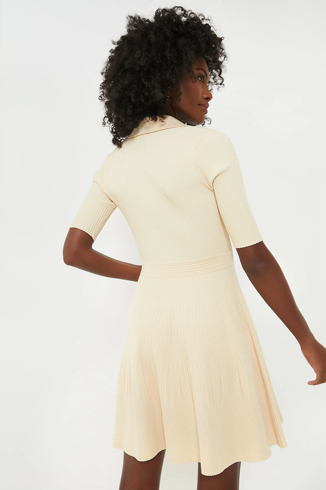 Almond Patricia Polo Mini Dress sold by Tuckernuck product image thumbnail 4