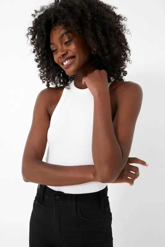 White Eva Tank sold by Tuckernuck