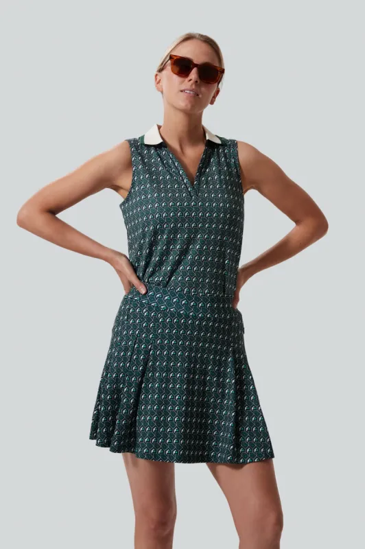 Carraway Fairway Sleeveless Caroline Polo sold by Tuckernuck