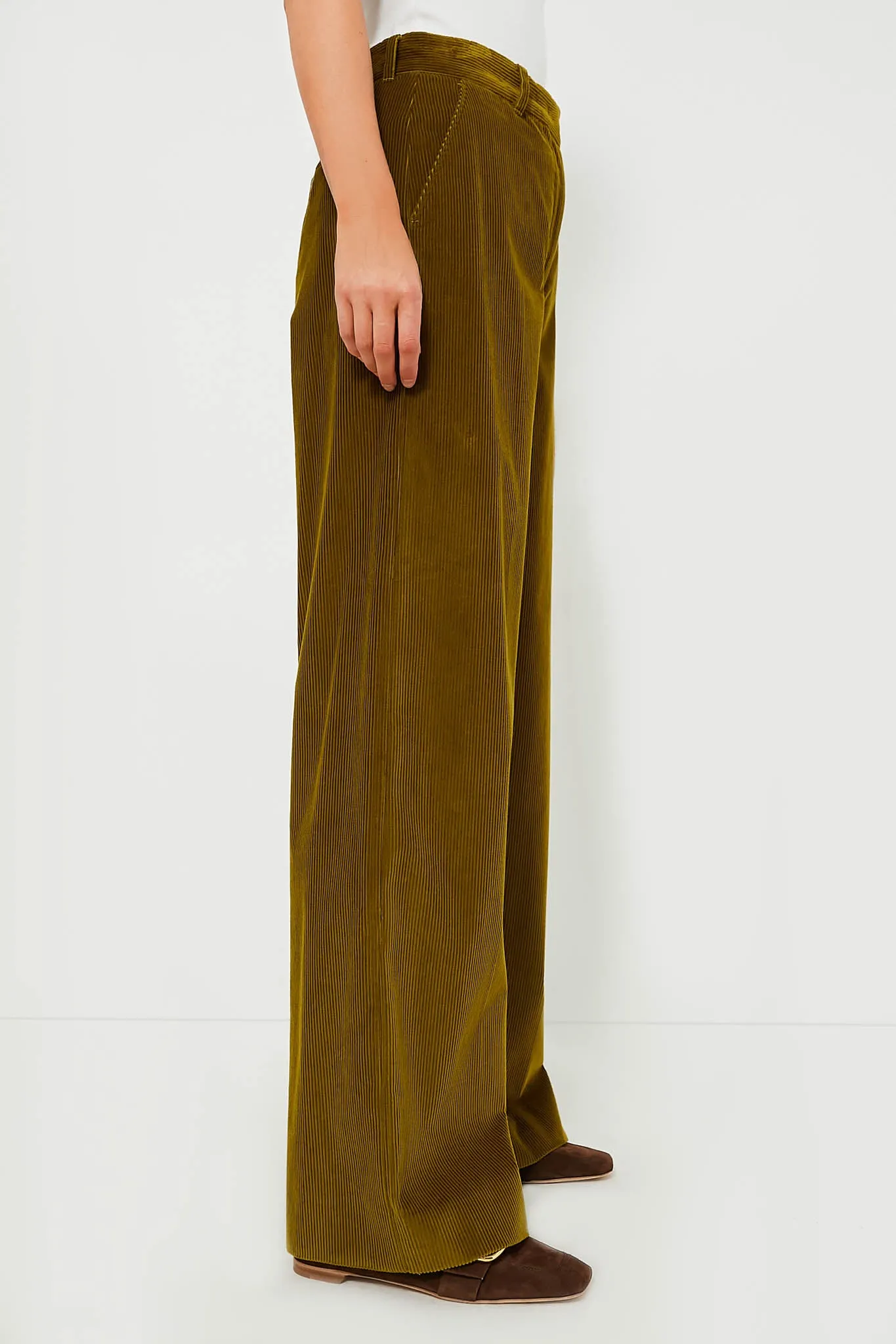 Green Tania Trousers sold by Tuckernuck product image thumbnail 3
