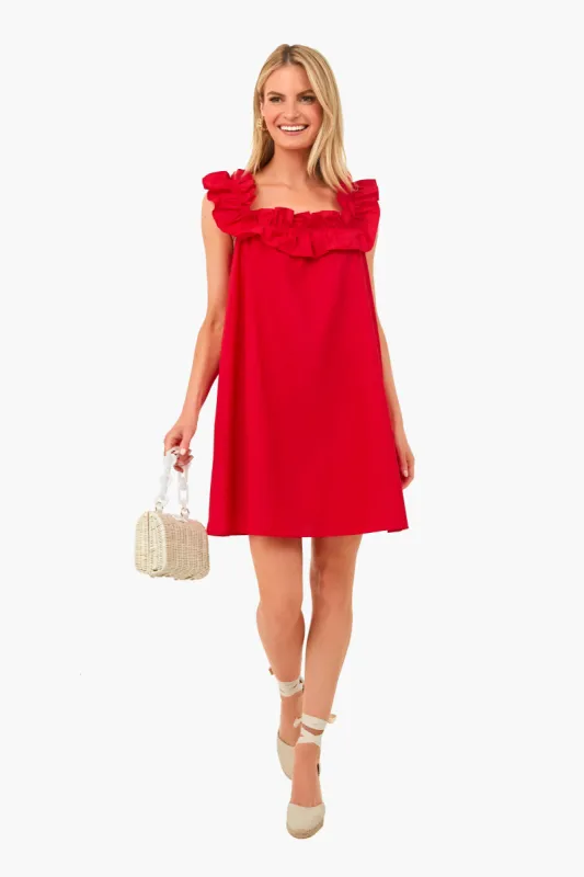 Red Maria Mini Dress sold by Tuckernuck