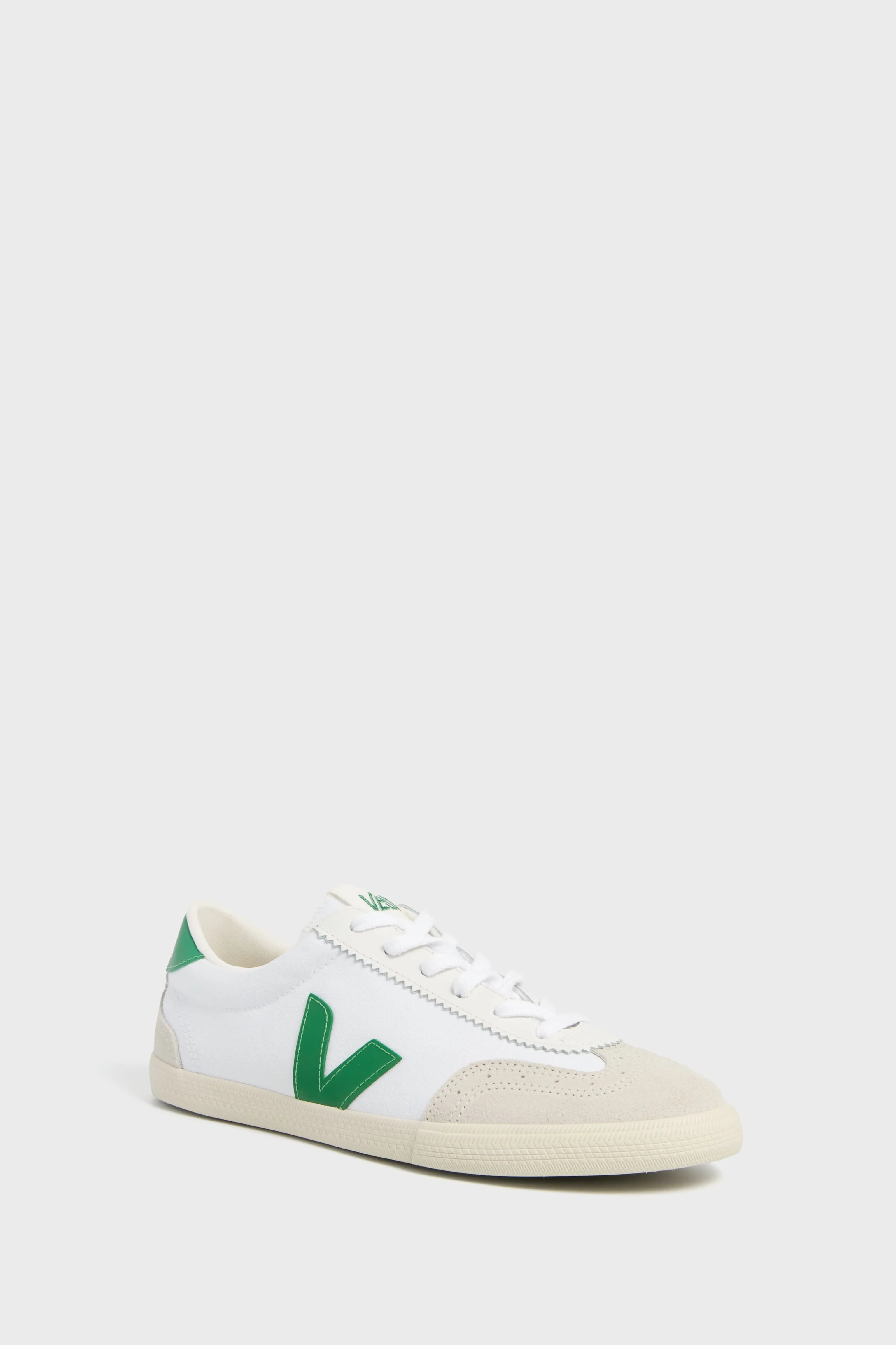 White Emeraude Volley Sneakers sold by Tuckernuck