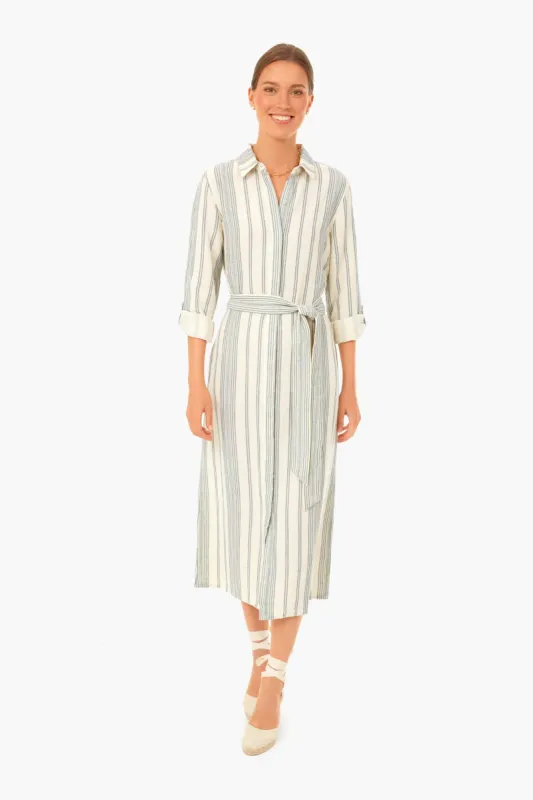 Cream Tidal Wave Dobby Dream Cotton Iris Dress sold by Tuckernuck