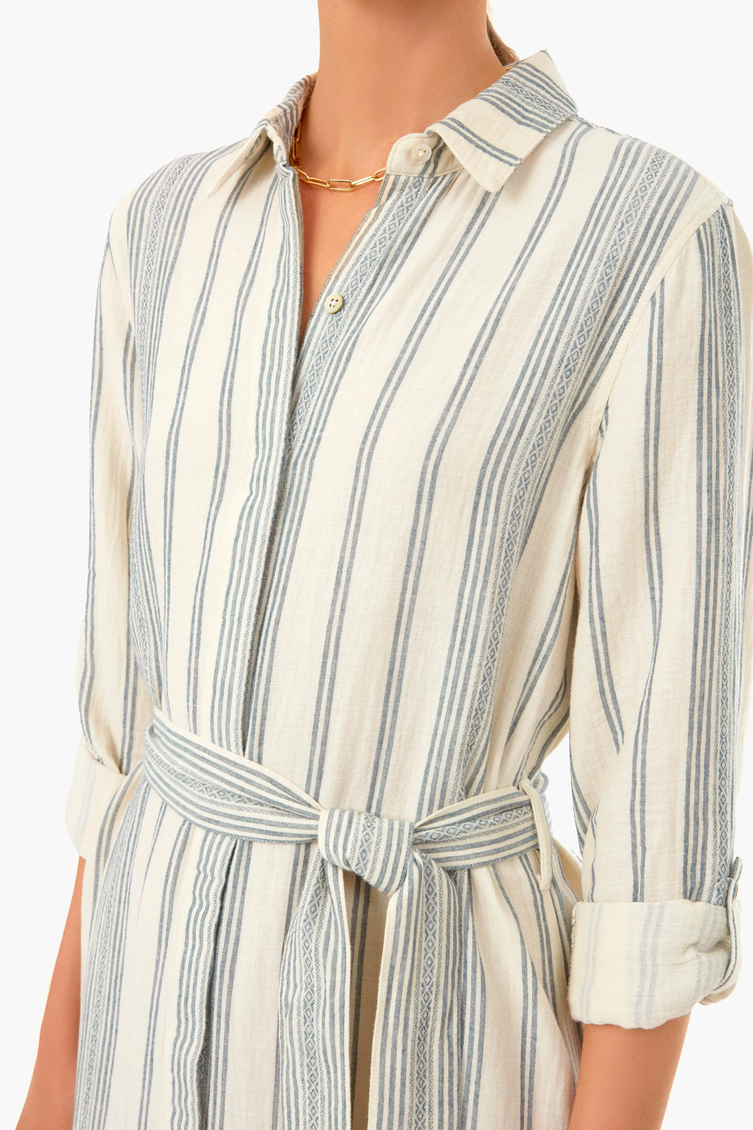 Cream Tidal Wave Dobby Dream Cotton Iris Dress sold by Tuckernuck product image thumbnail 5