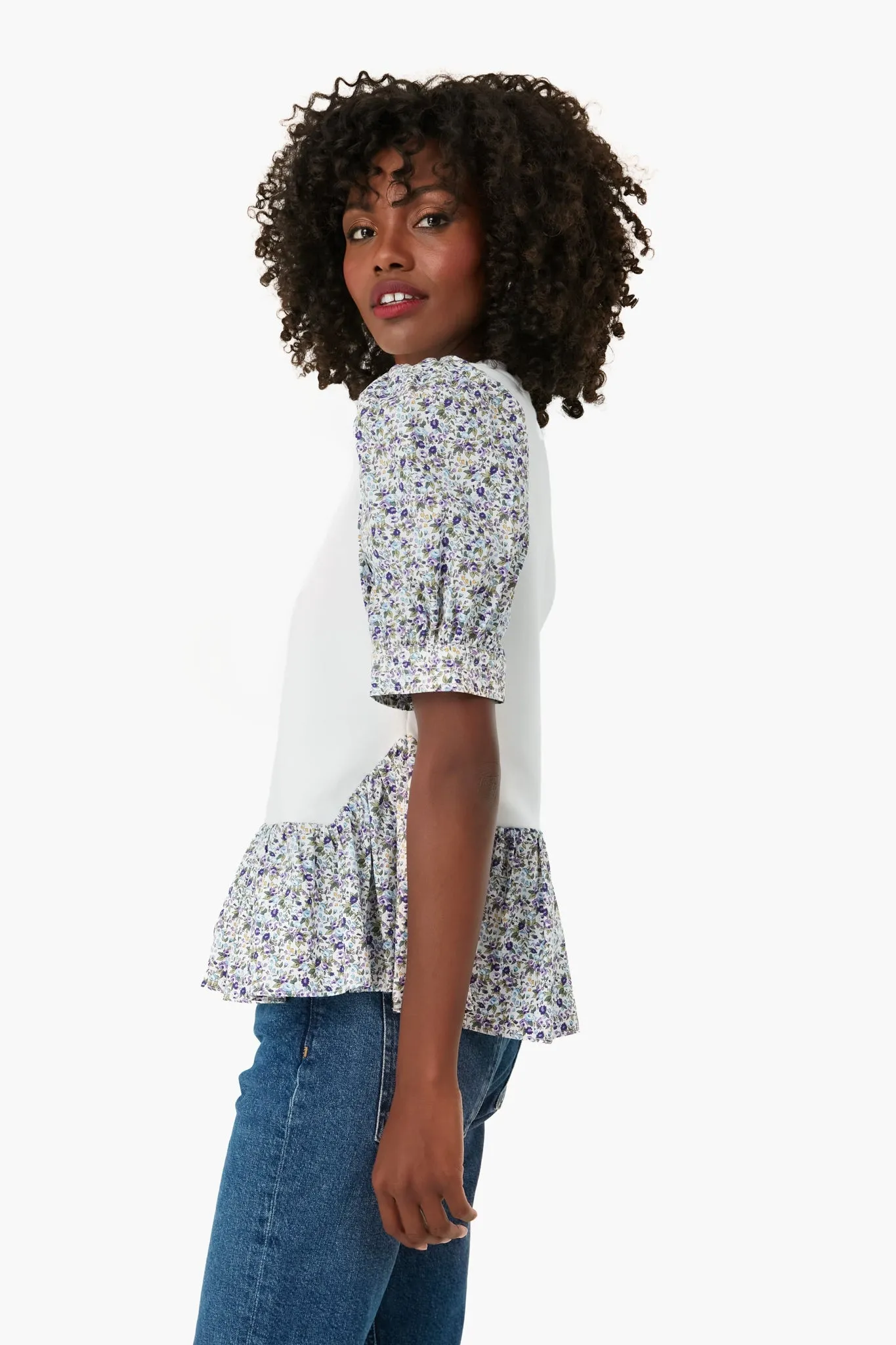 Mixed Media Savannah Blouse sold by Tuckernuck product image thumbnail 3