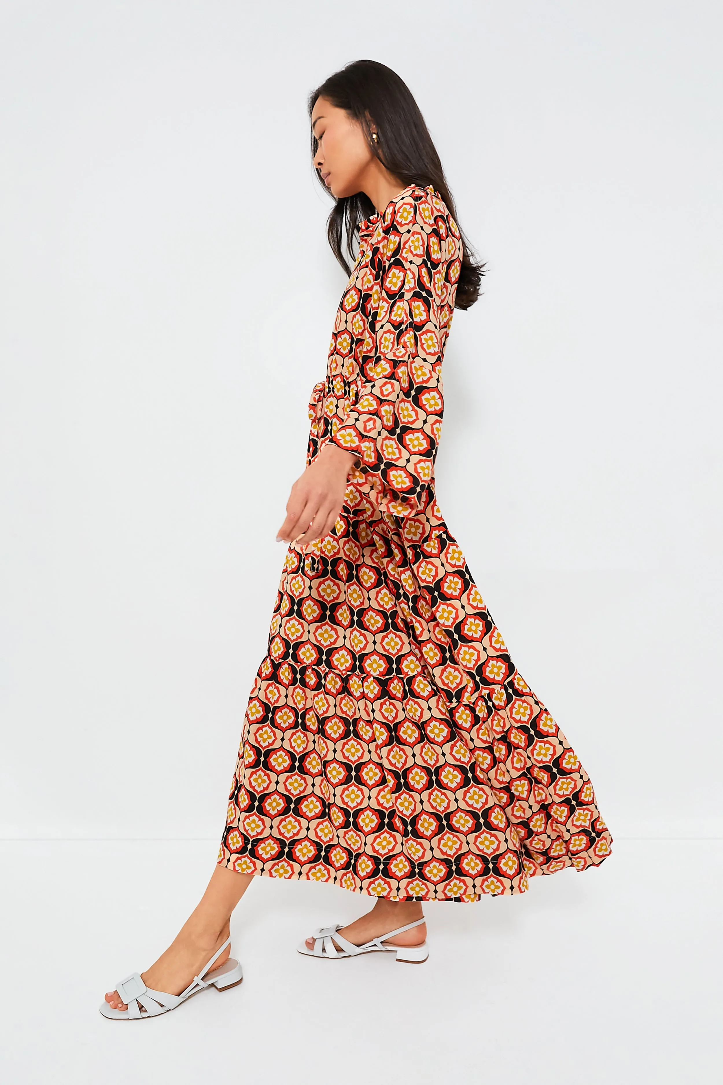 Twiggy Buds Marisol Tie-Waist Caftan sold by Tuckernuck product image thumbnail 3