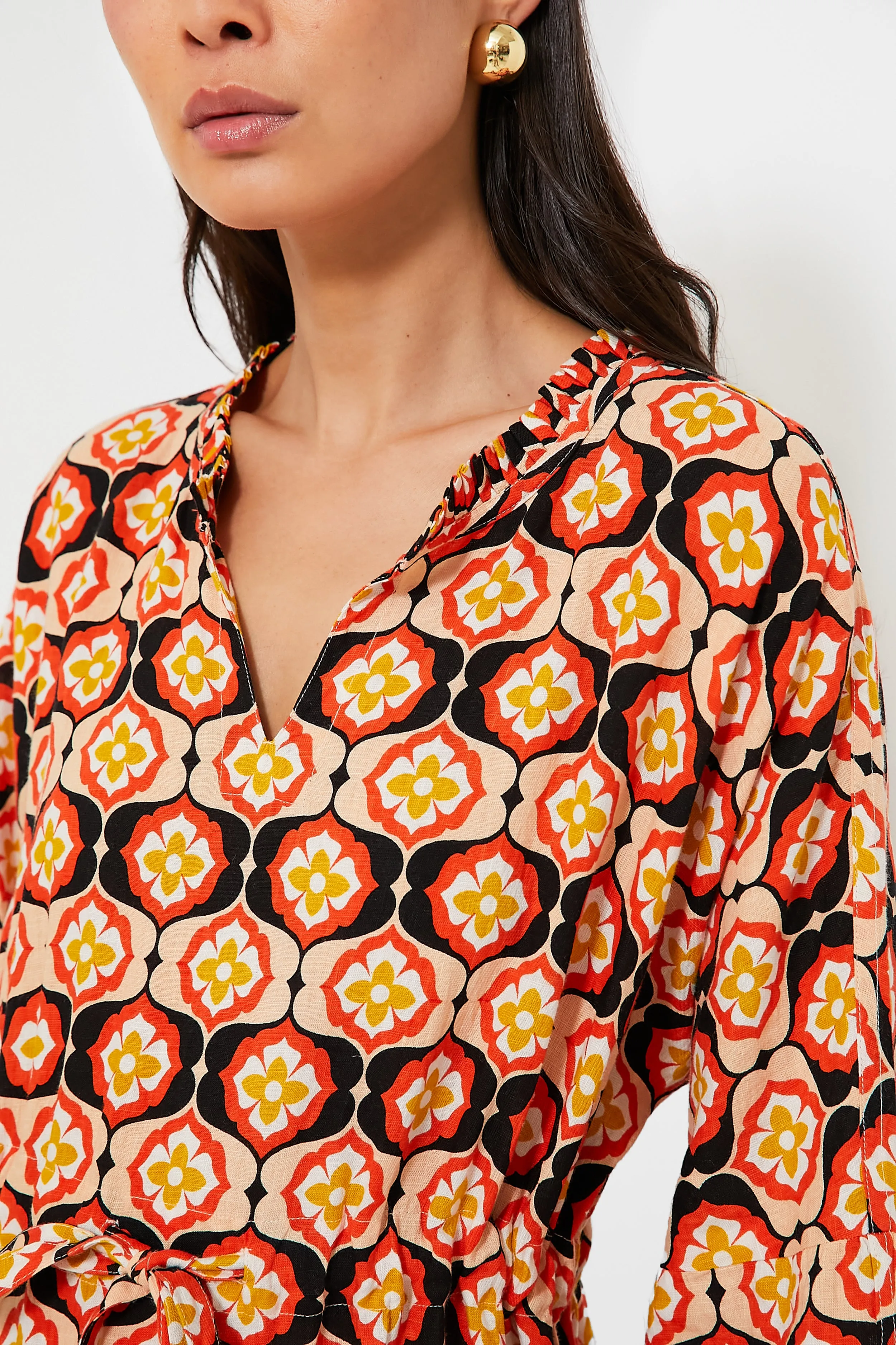 Twiggy Buds Marisol Tie-Waist Caftan sold by Tuckernuck product image thumbnail 5