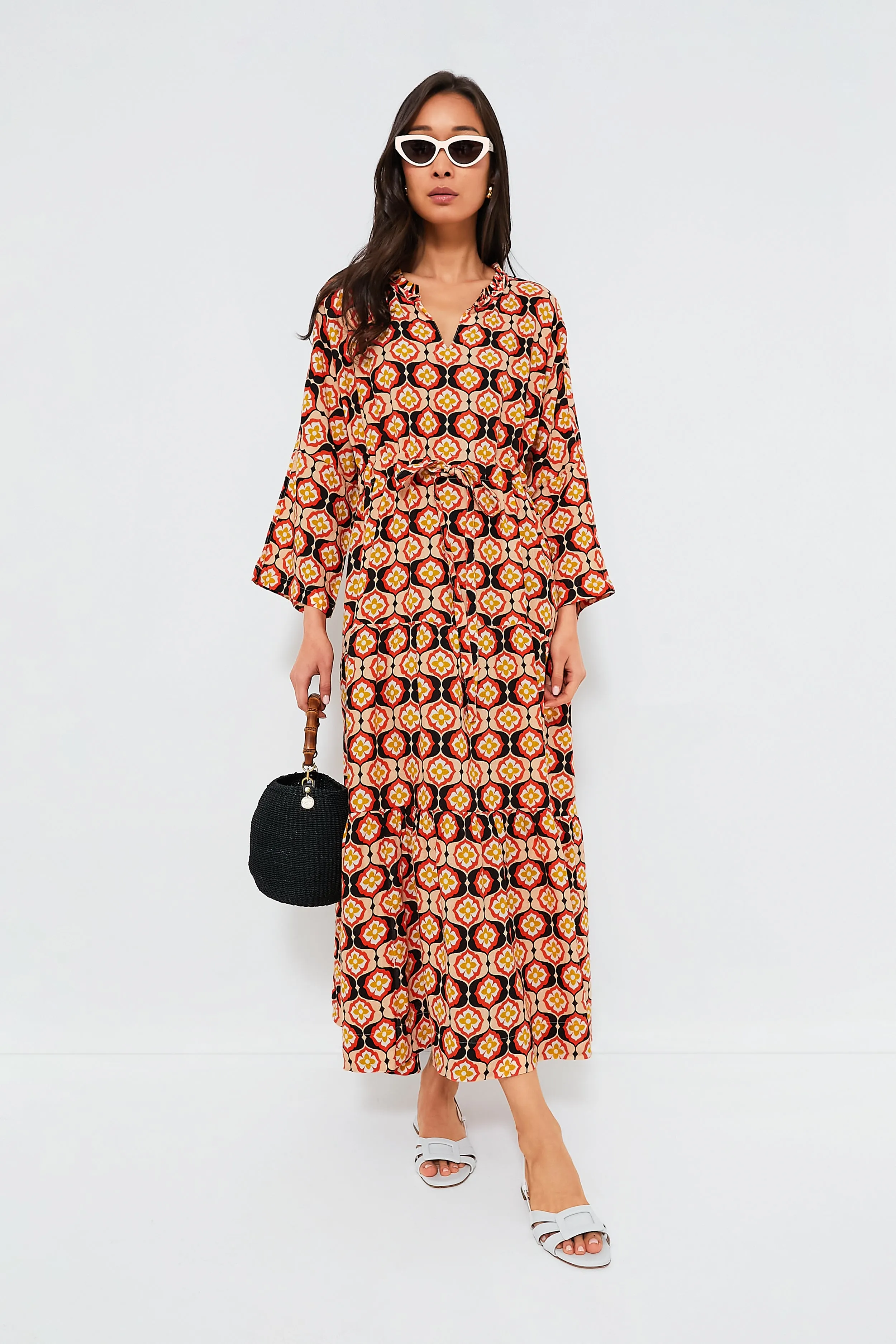 Twiggy Buds Marisol Tie-Waist Caftan sold by Tuckernuck product image thumbnail 2