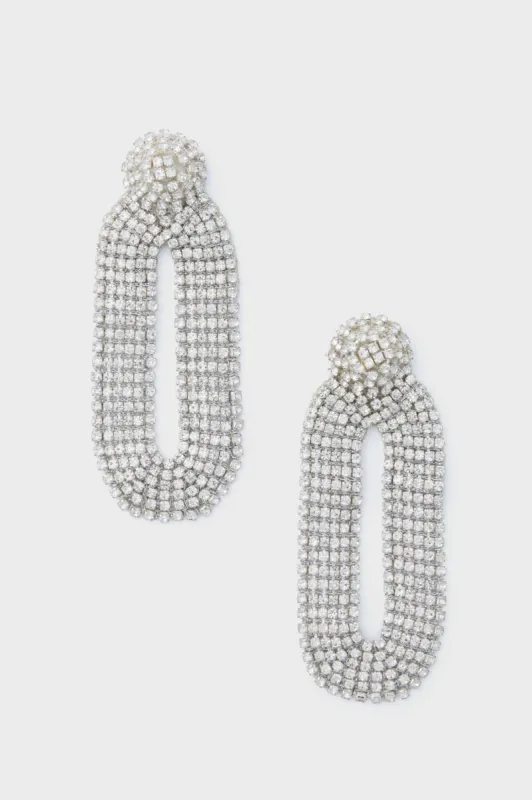 Silver Shyna Earrings made by Tuckernuck