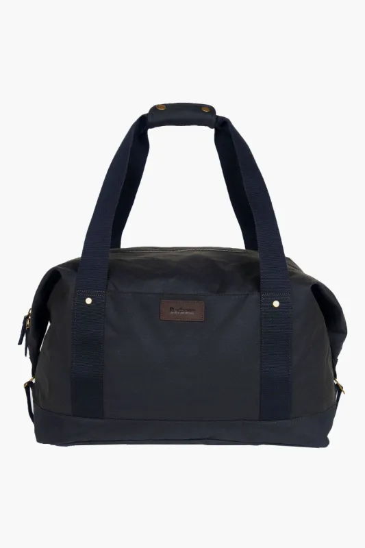 Navy Essential Wax Holdall Bag sold by Tuckernuck