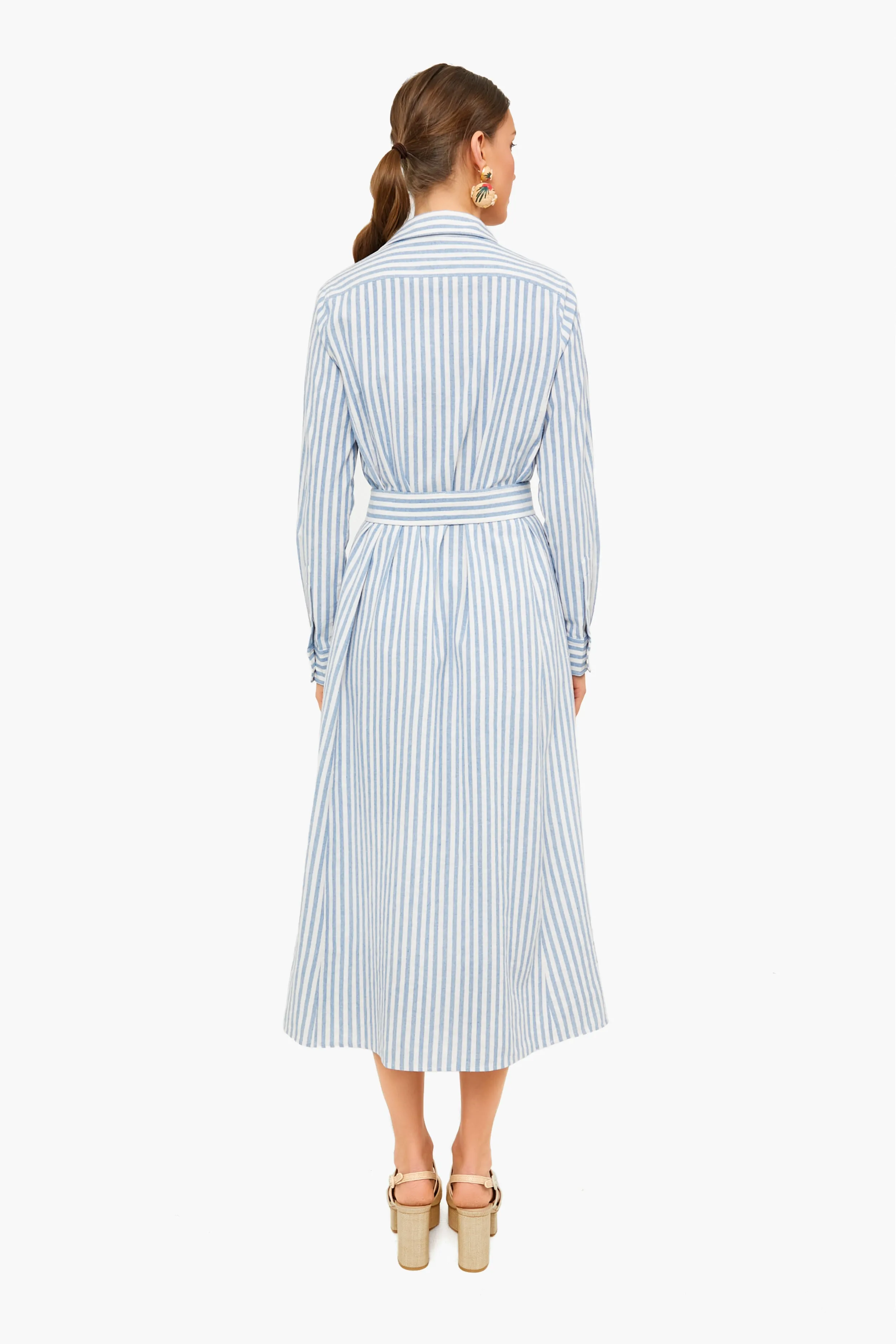 Blue Stripe Caldwell Dress sold by Tuckernuck product image thumbnail 4