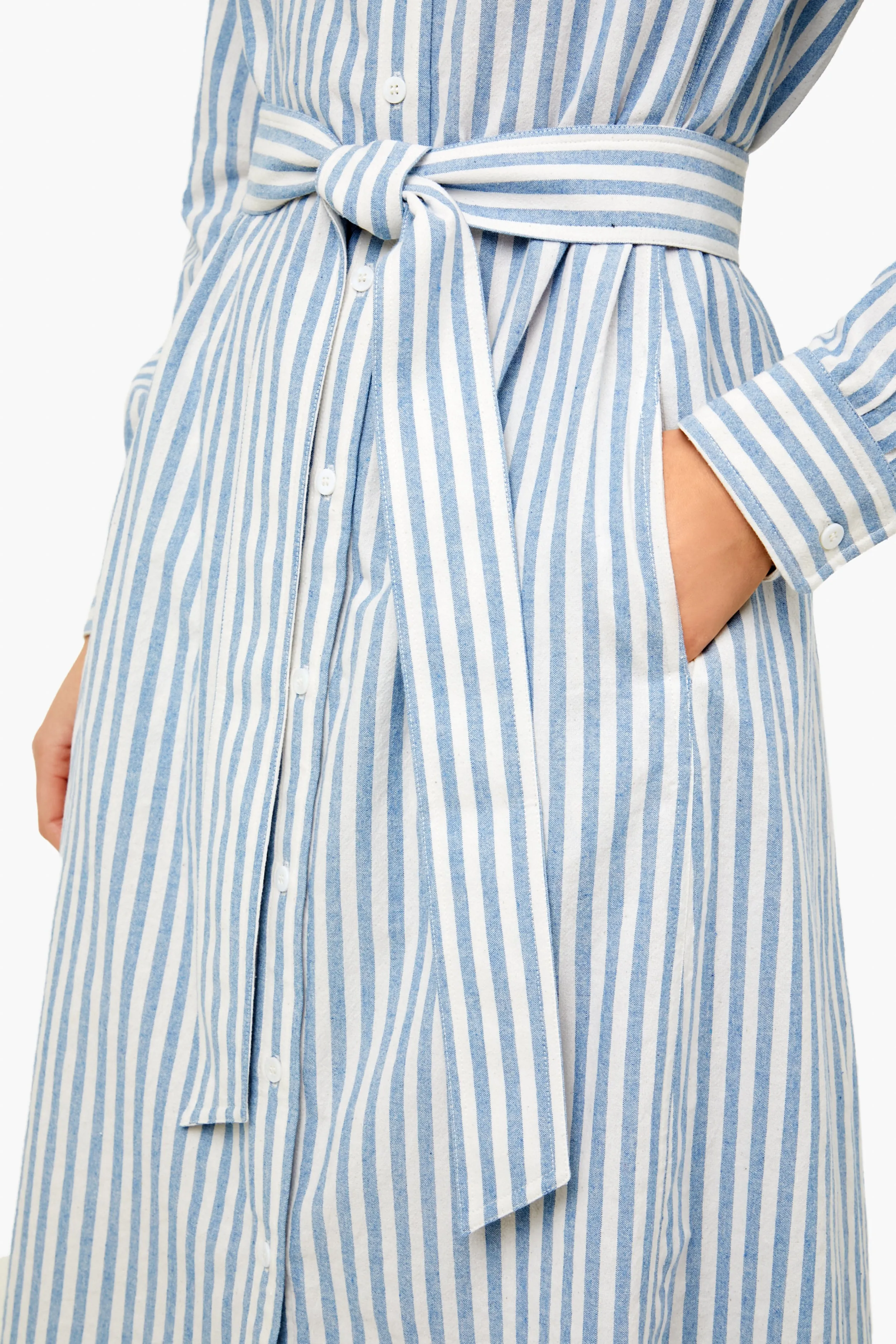Blue Stripe Caldwell Dress sold by Tuckernuck product image thumbnail 5
