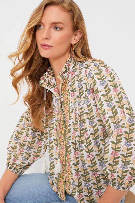 Marigold Georgia Blouse sold by Tuckernuck