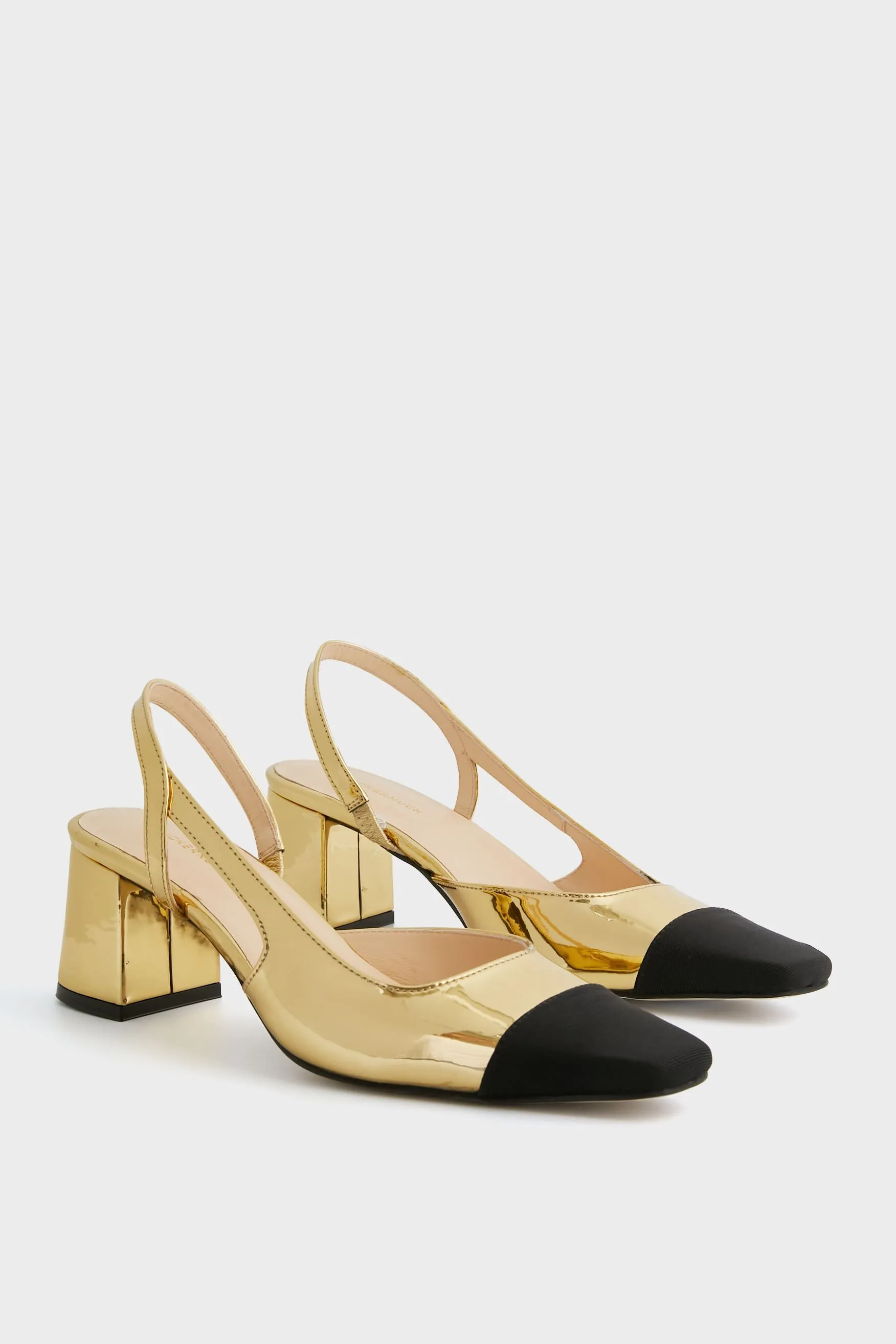 Gold Tinsley Slingback Heels sold by Tuckernuck product image thumbnail 4