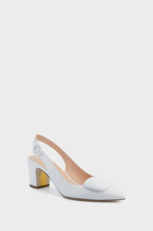 White Calf Marina Heels sold by Tuckernuck