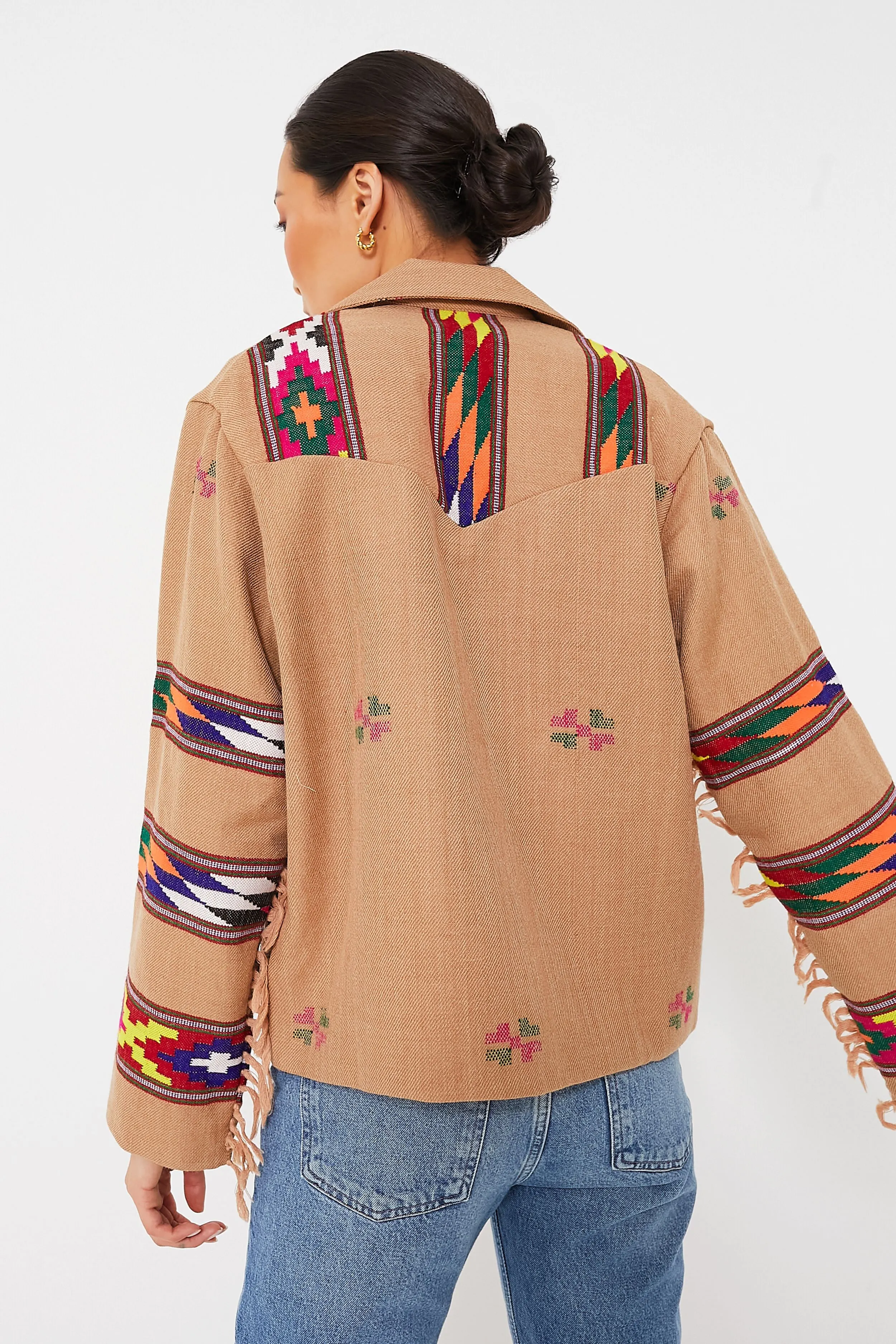 Tan Dune Western Blanket Jacket sold by Tuckernuck product image thumbnail 4