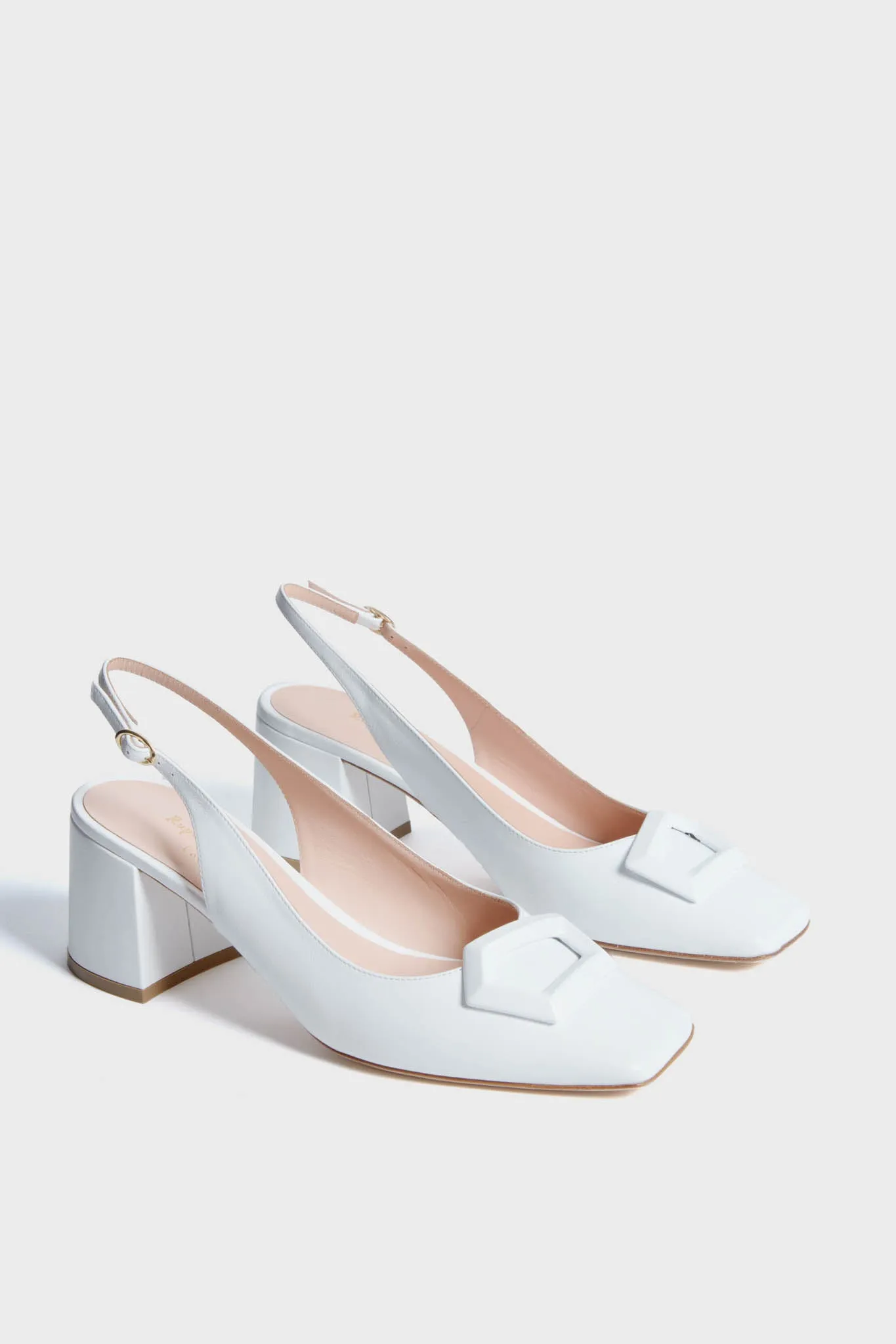 White Naplak Myola Heels sold by Tuckernuck product image thumbnail 4