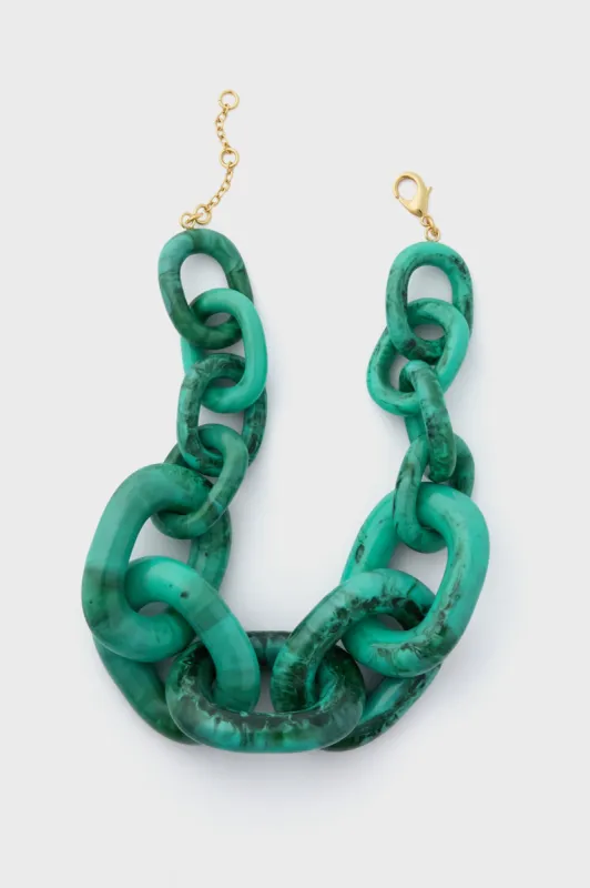 Malachite Marble Catena Necklace sold by Tuckernuck